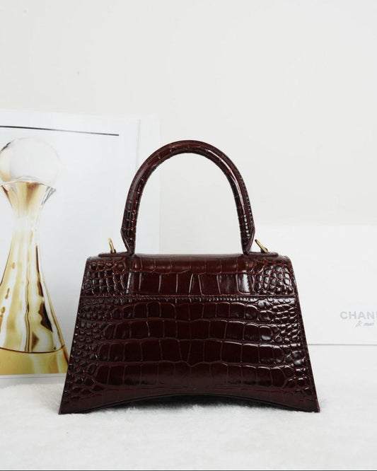 Hourglass Top Handle Bag