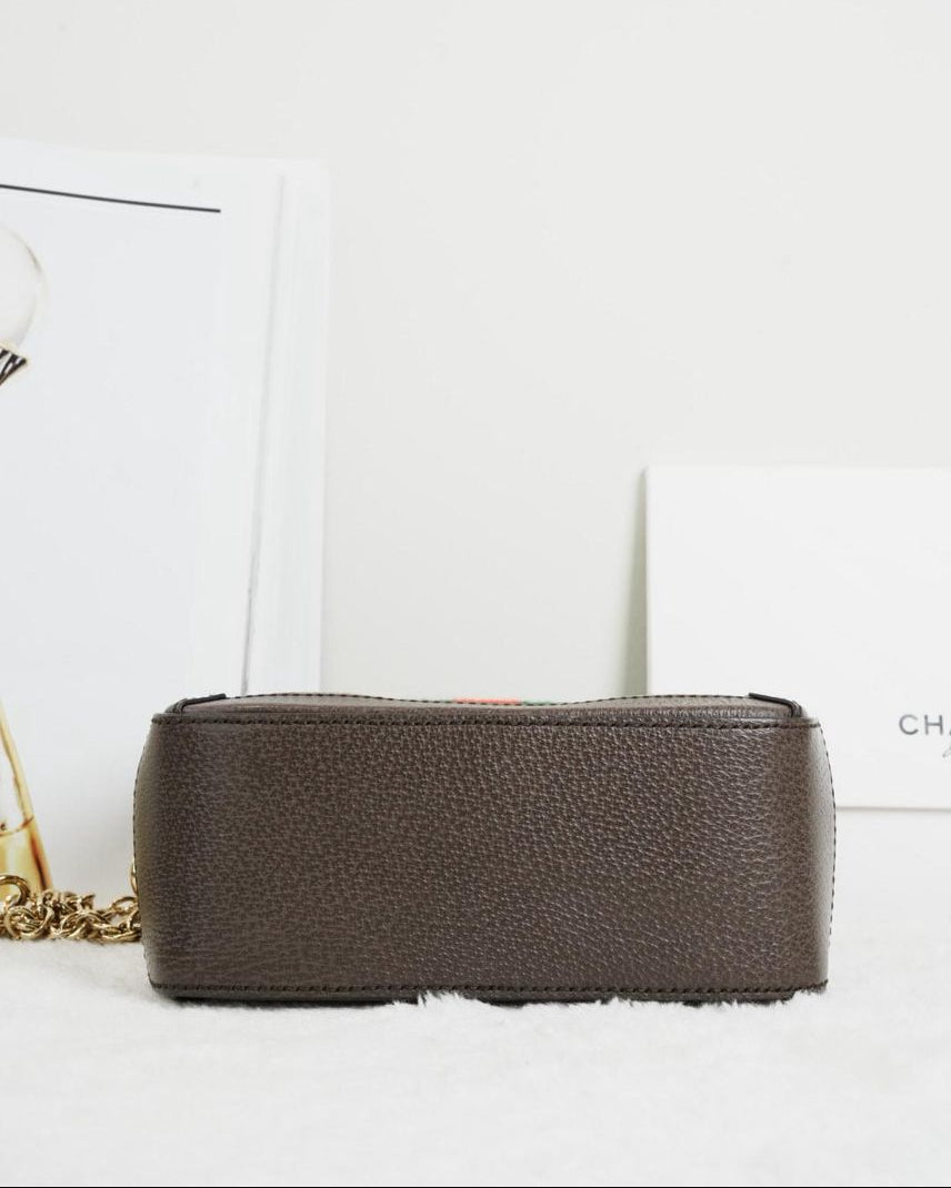 GG Supreme Mini Top Handle Beige