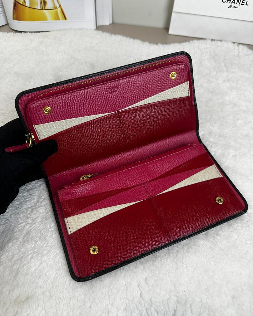 Saffiano Continetal Wallet