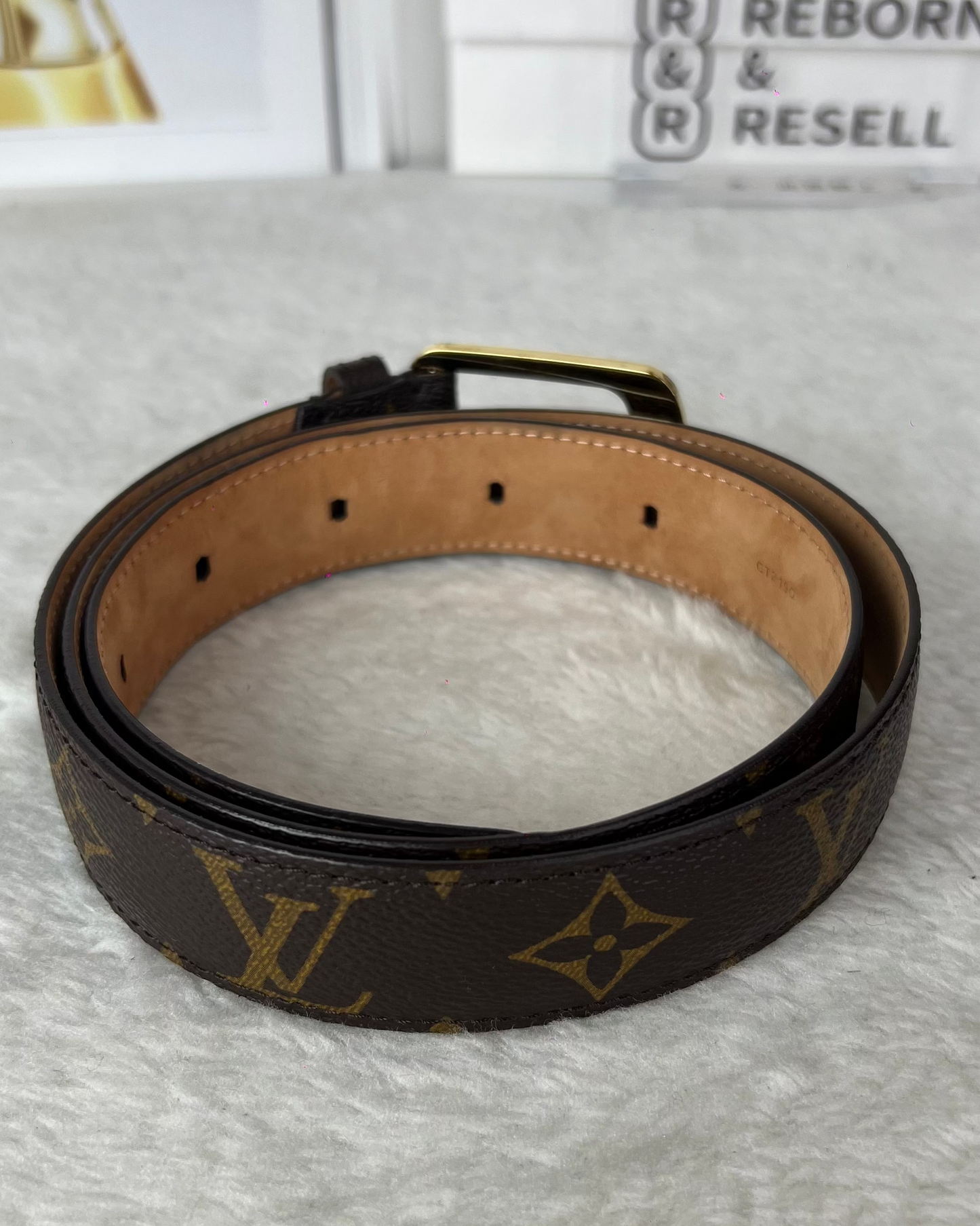 LV Initiales Reversible Belt