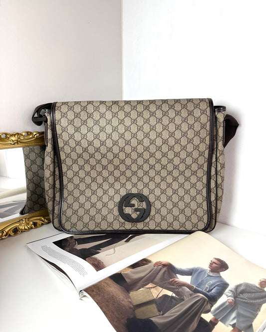Interlocking G Large Messenger Bag