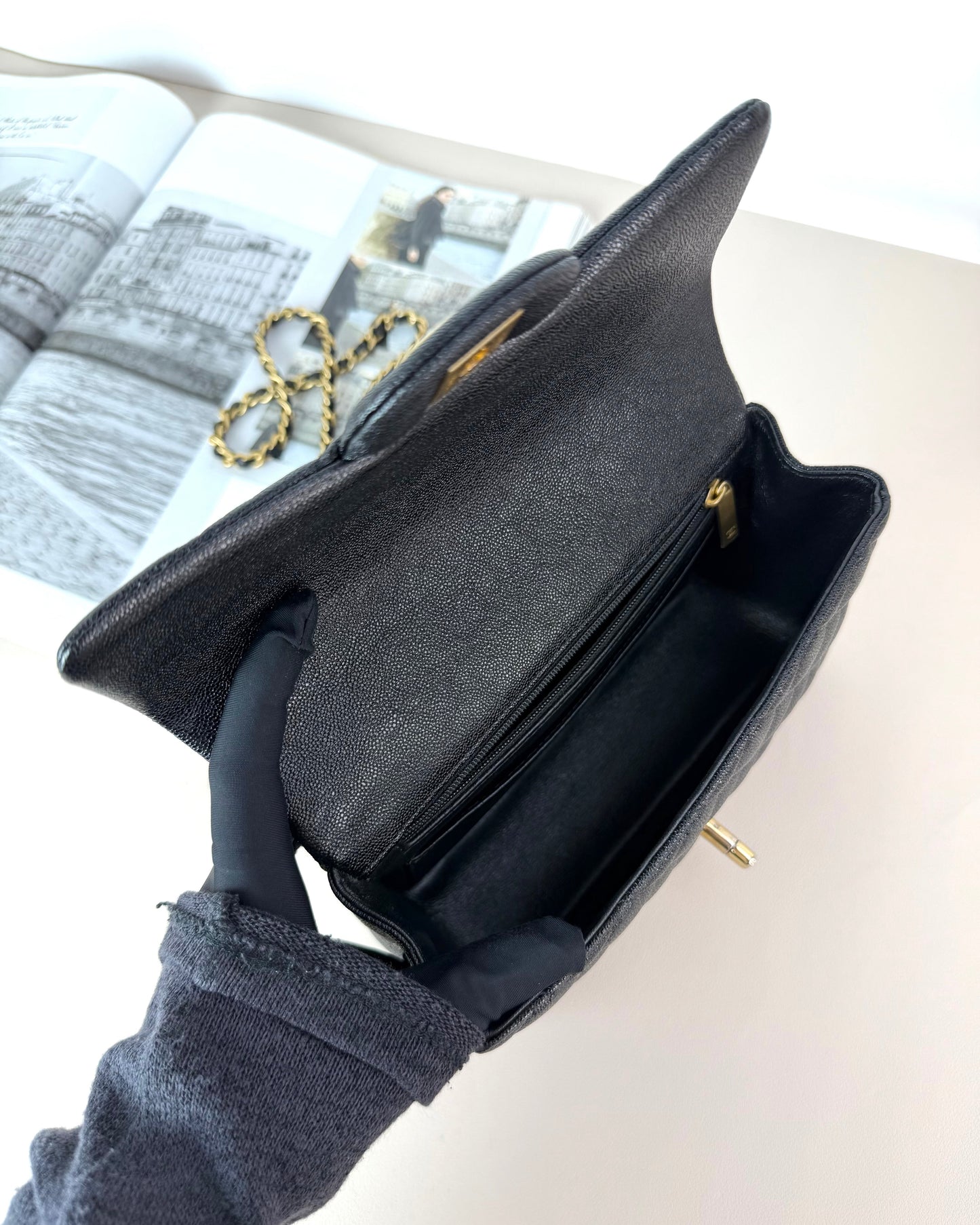 Mini Flap Bag with Top Handle