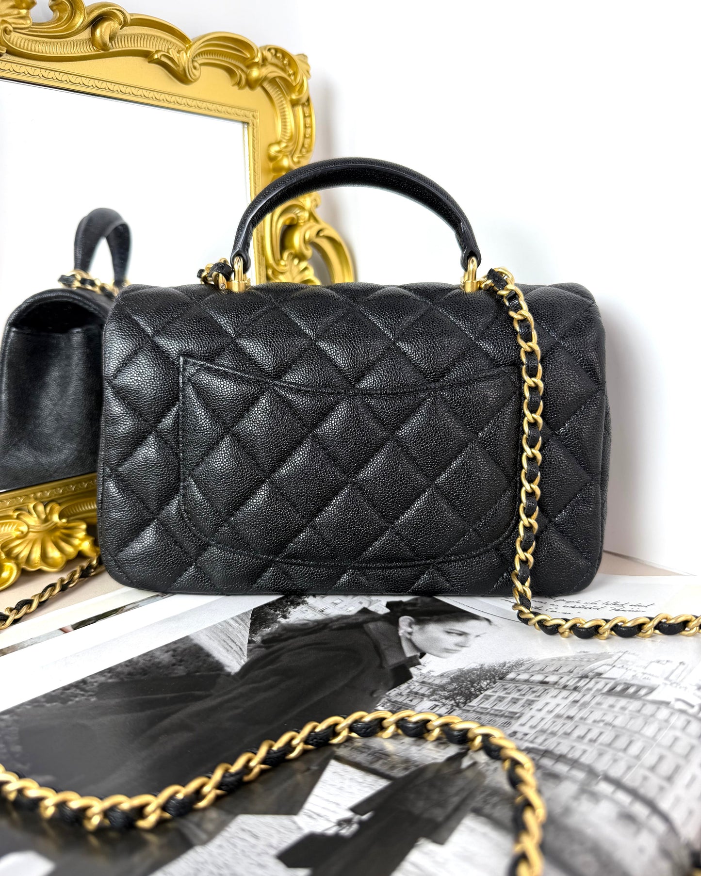 Mini Flap Bag with Top Handle