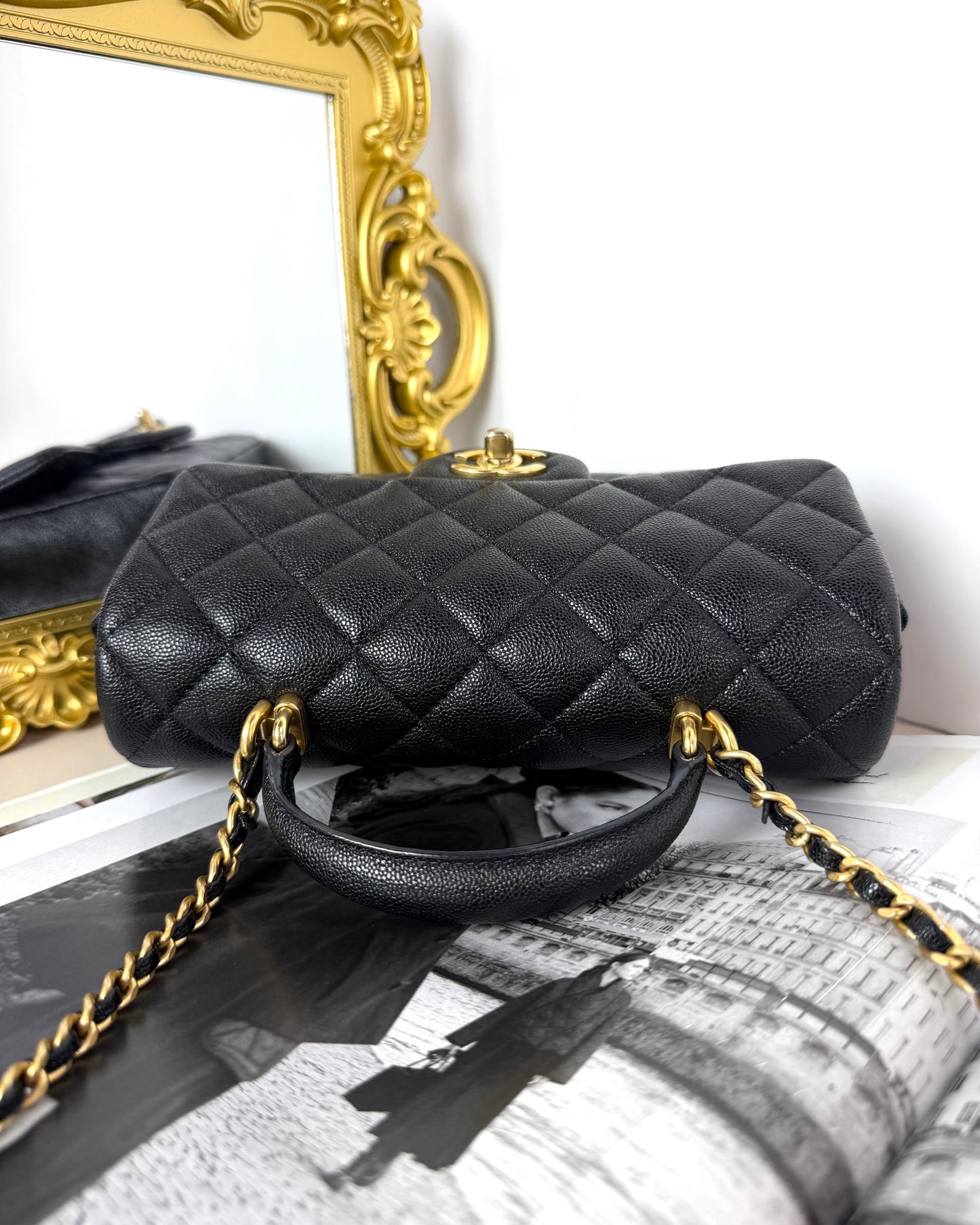 Mini Flap Bag with Top Handle