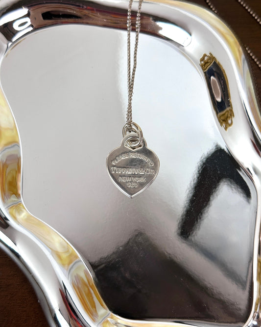 Heart Tag Pendant Necklace
