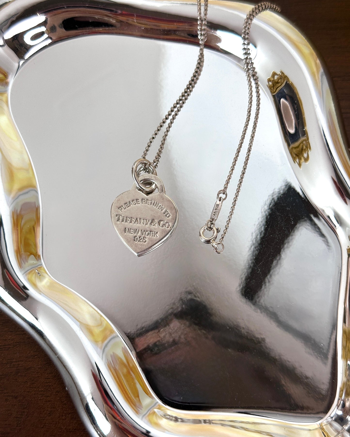 Heart Tag Pendant Necklace
