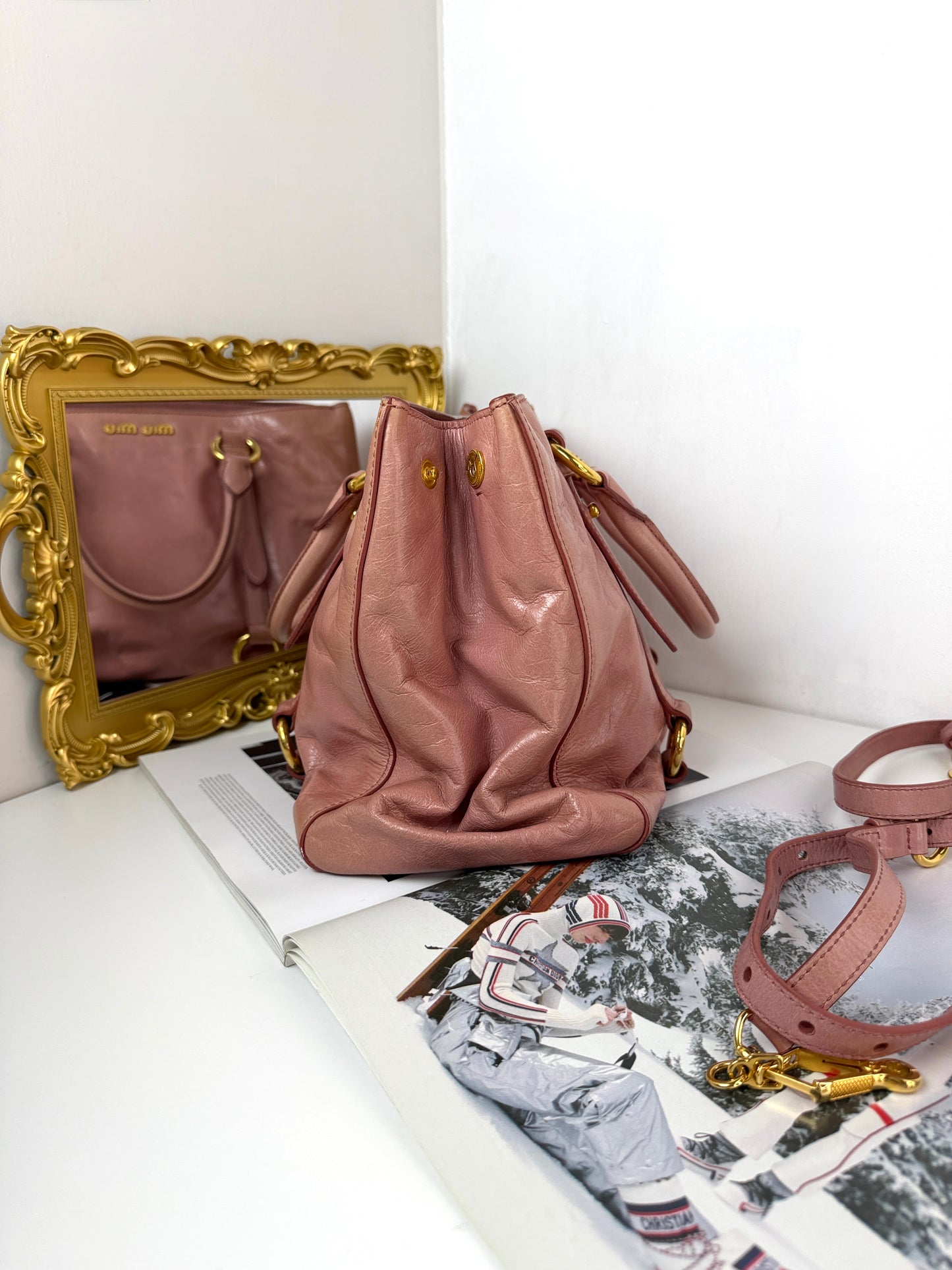 Vitello Shine Leather Tote