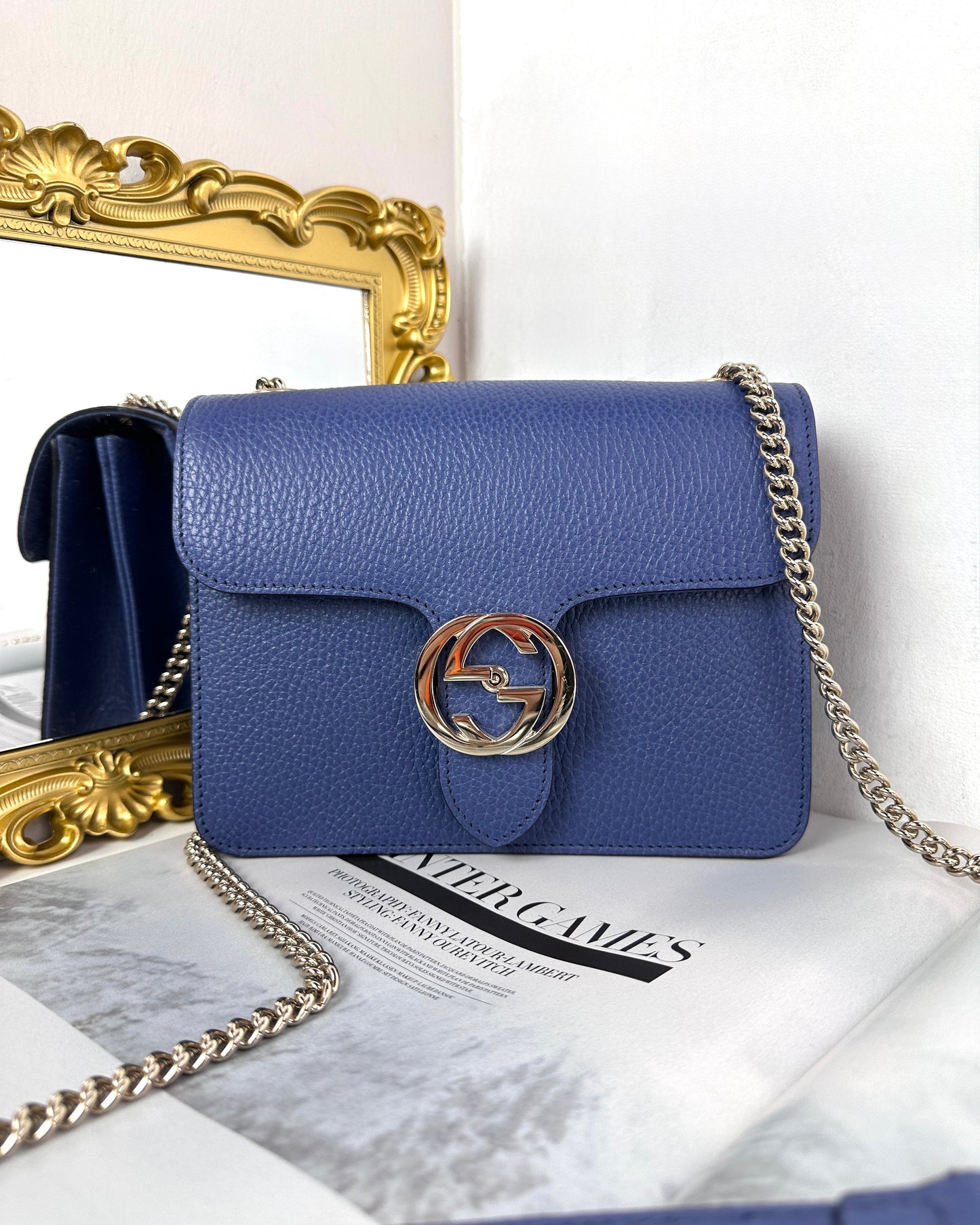GG Interlocking Small Shoulder Bag