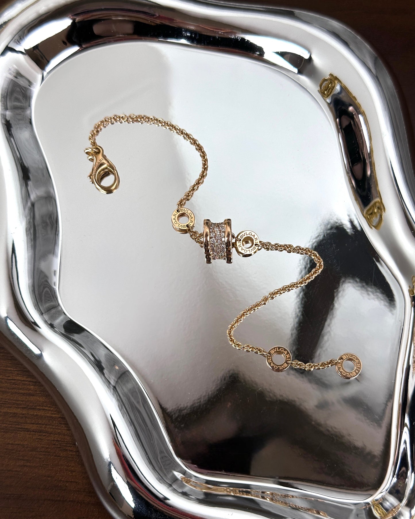 B.zero1 Bracelet with Pavé Diamonds