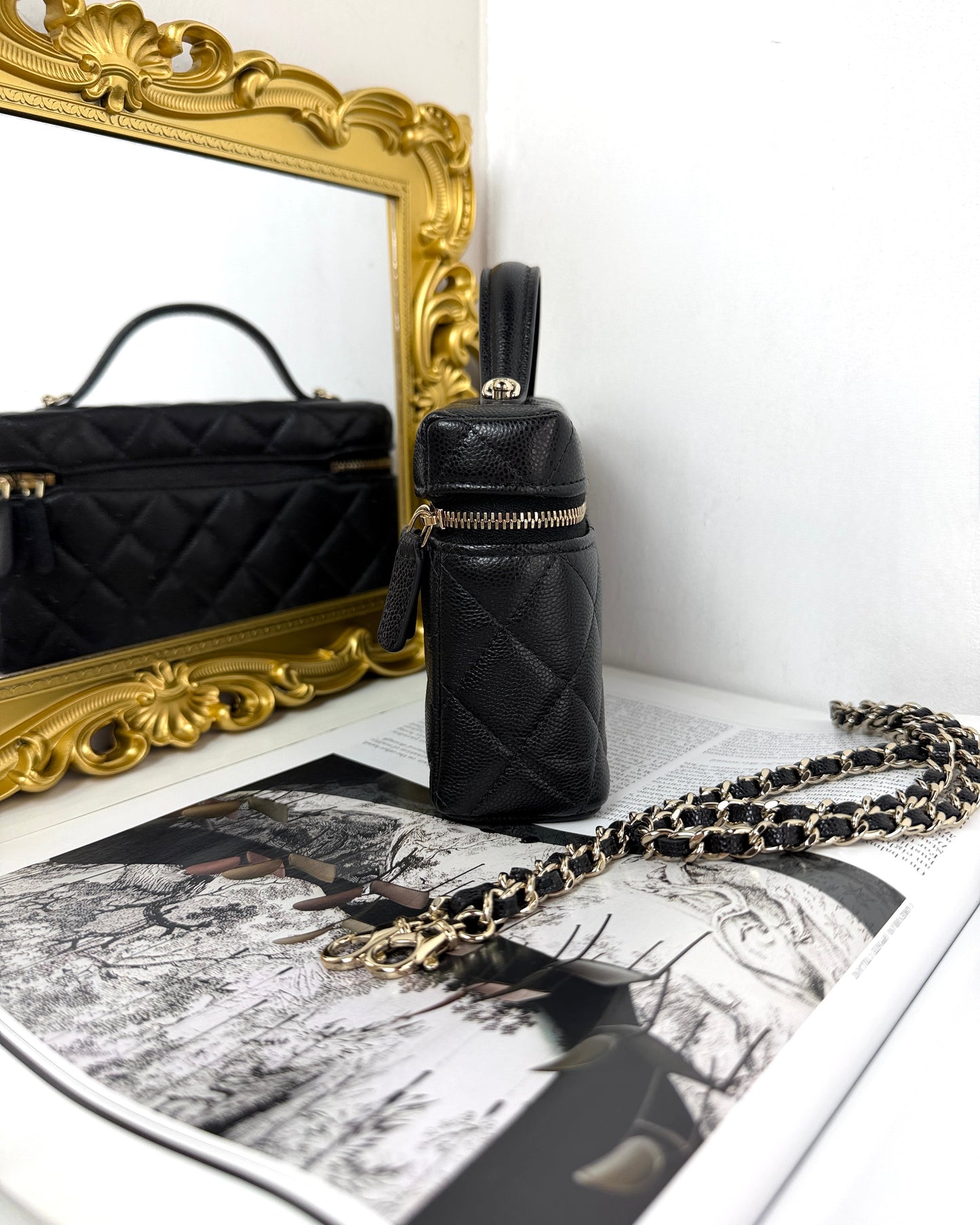 Vanity Case with Top Handle