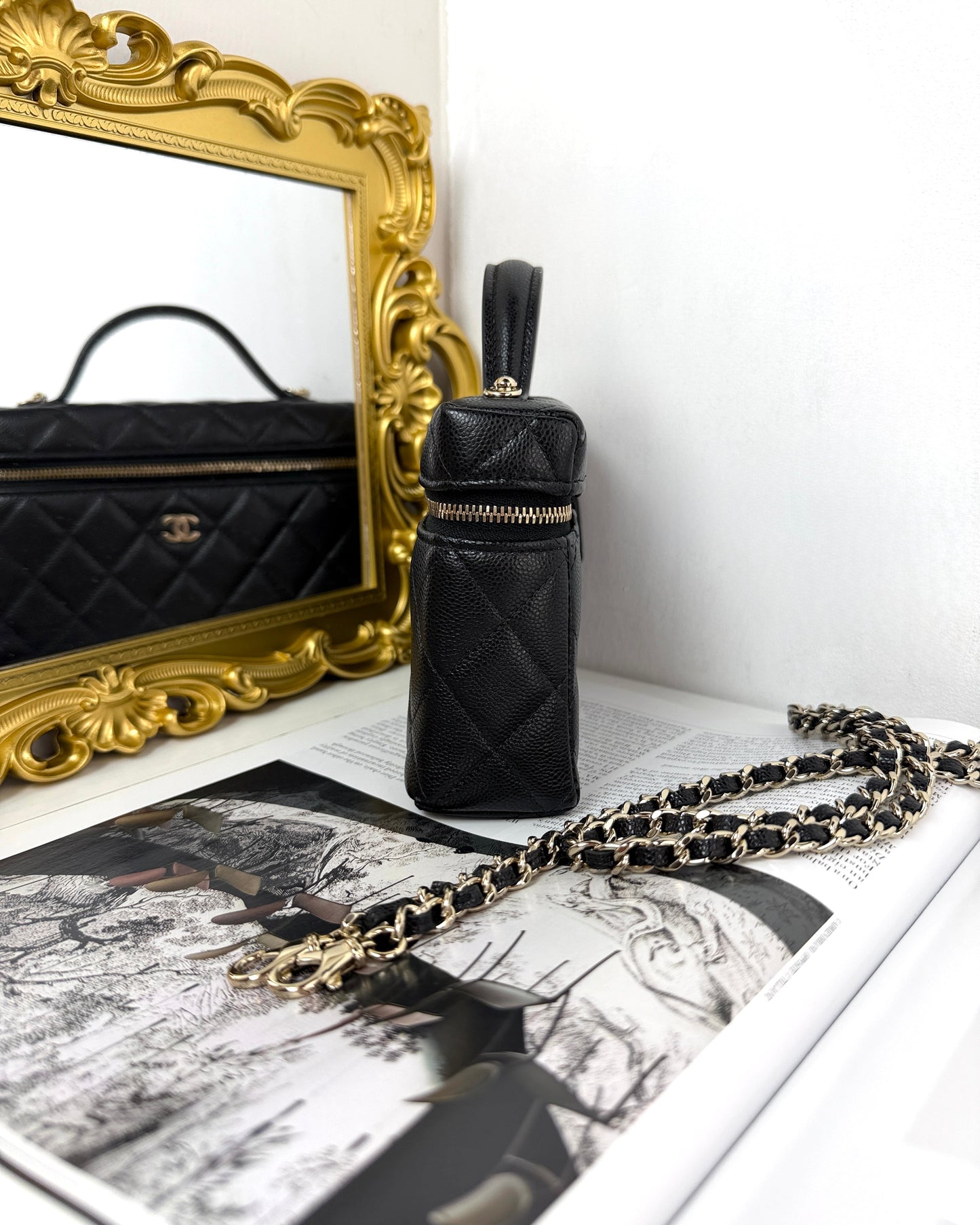 Vanity Case with Top Handle