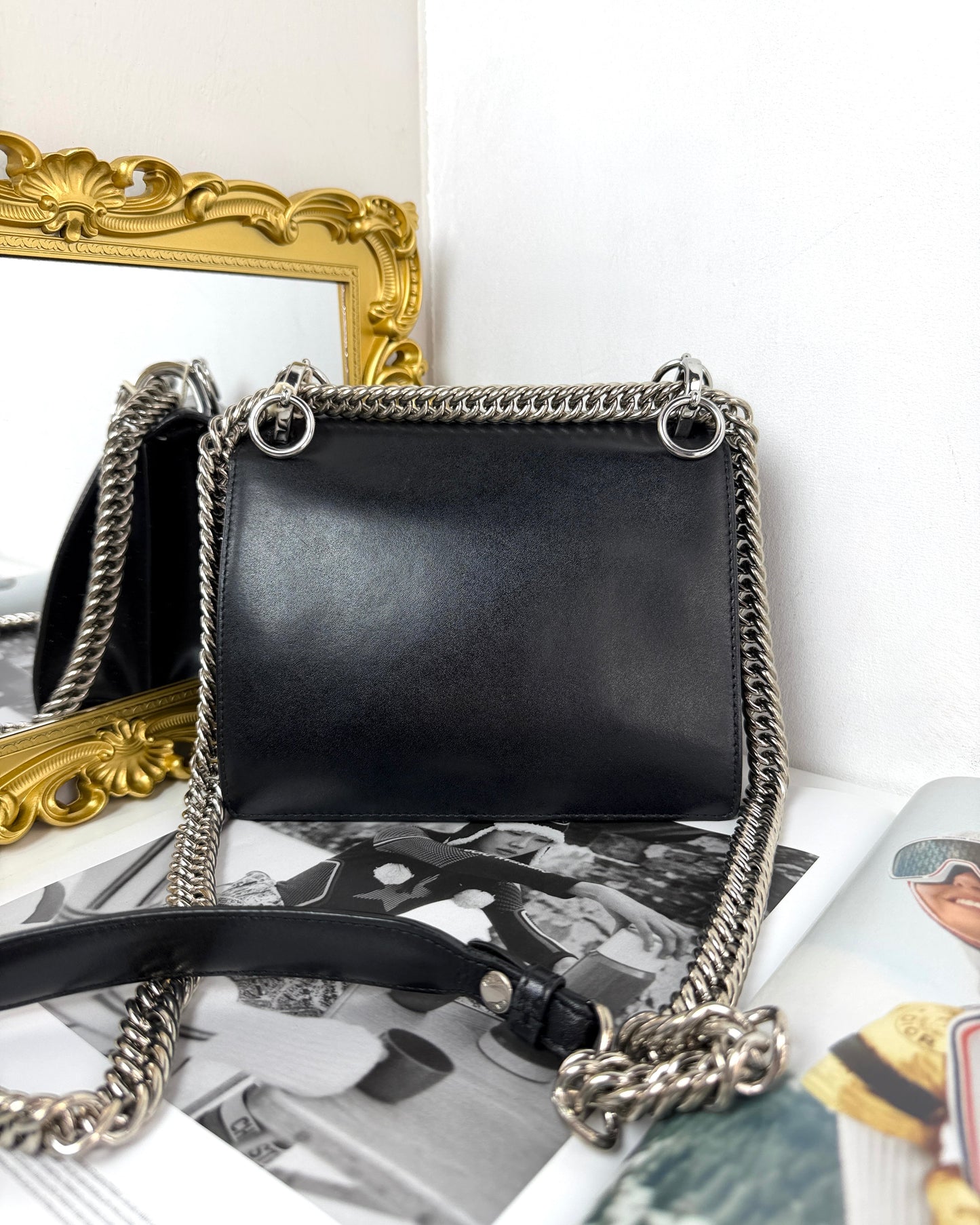 Small Kan I Studded Logo Bag