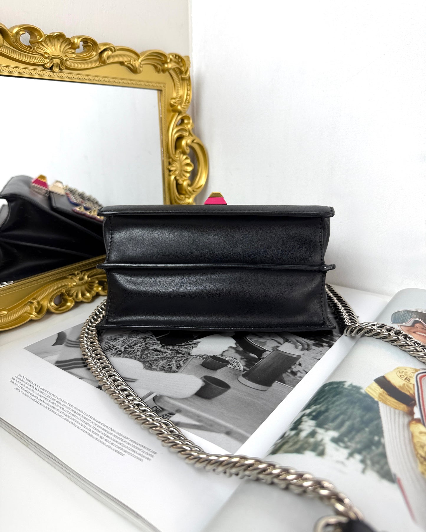 Small Kan I Studded Logo Bag