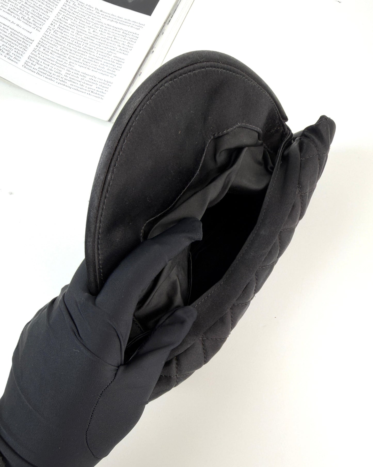 Sstin Half Moon Clutch