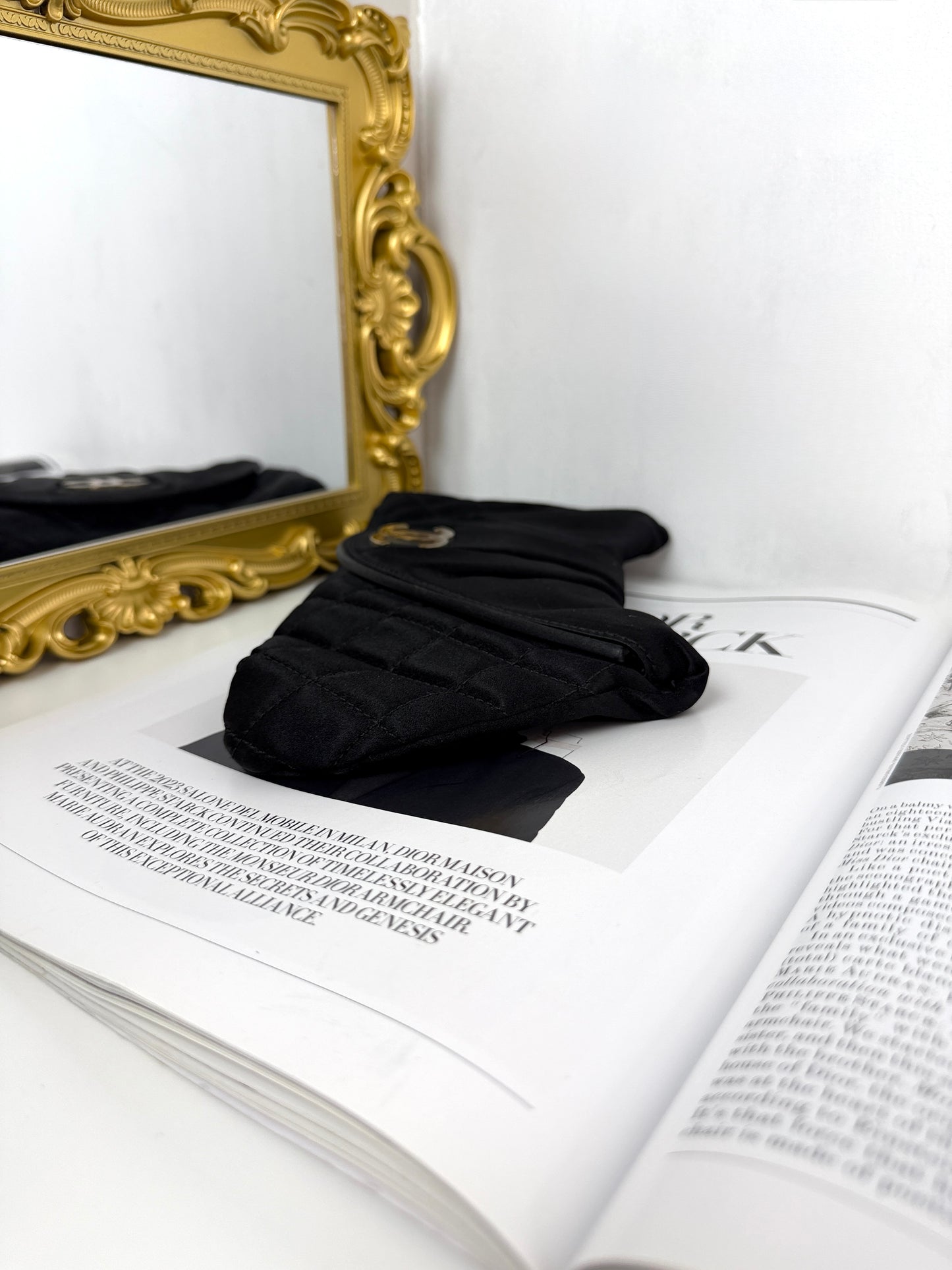 Sstin Half Moon Clutch