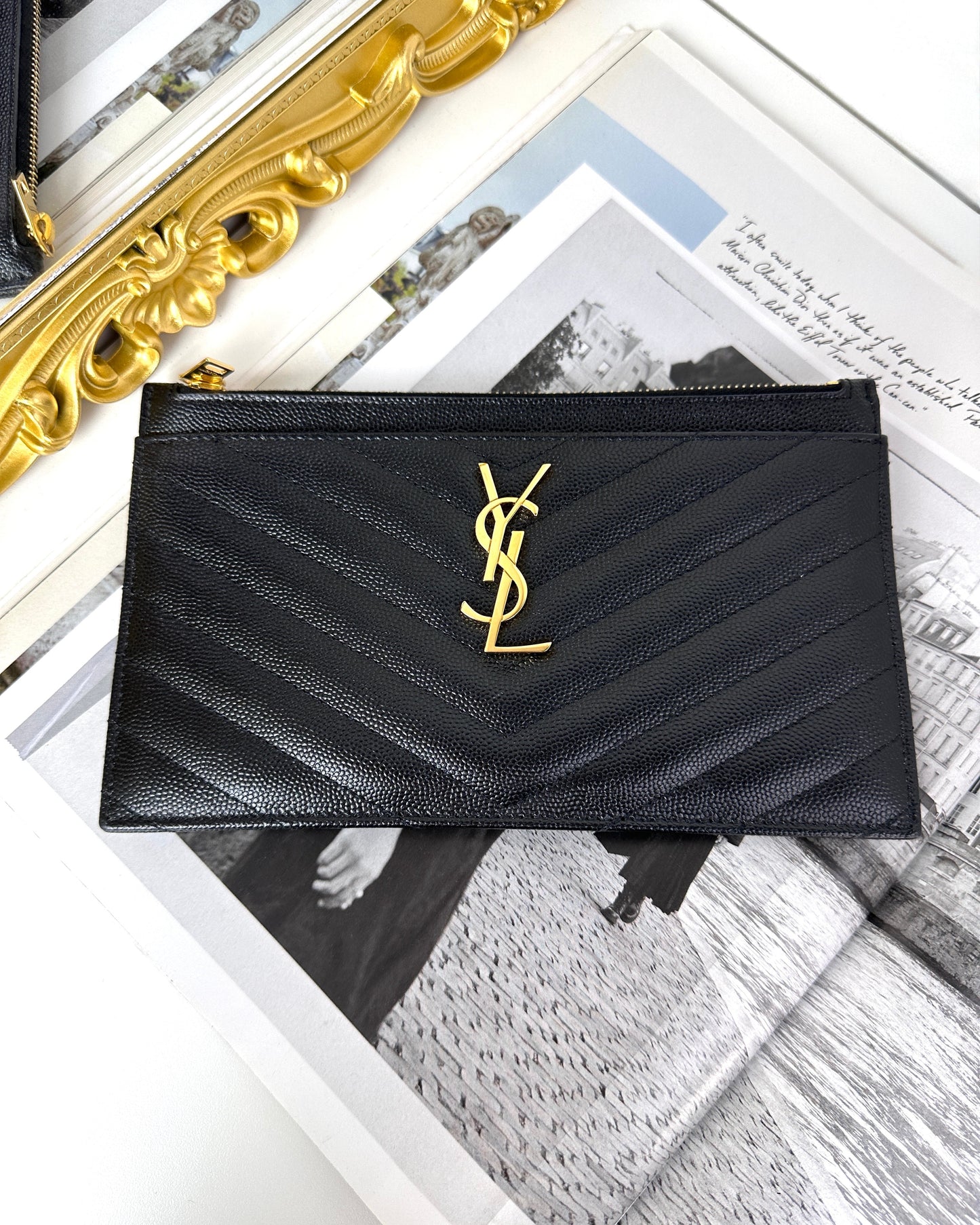 Monogram Bill Pouch