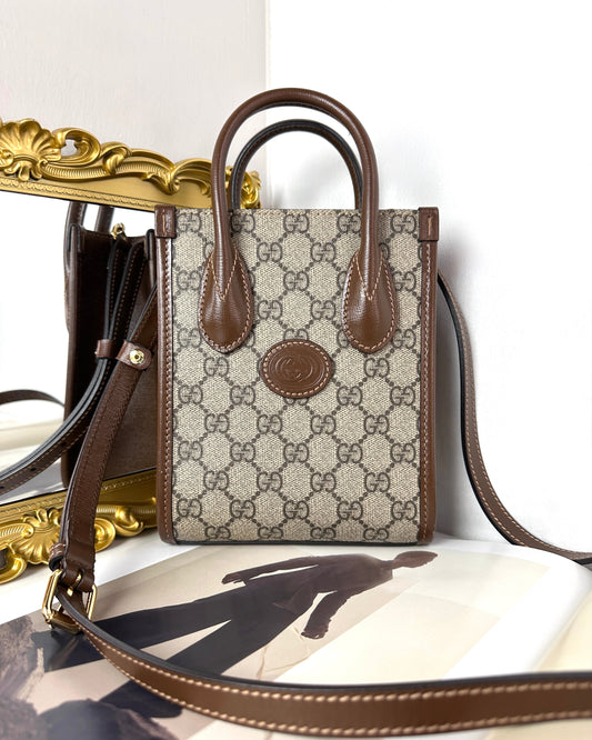 Interlocking G Mini Tote Bag