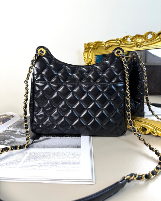 Wavy CC Hobo Bag