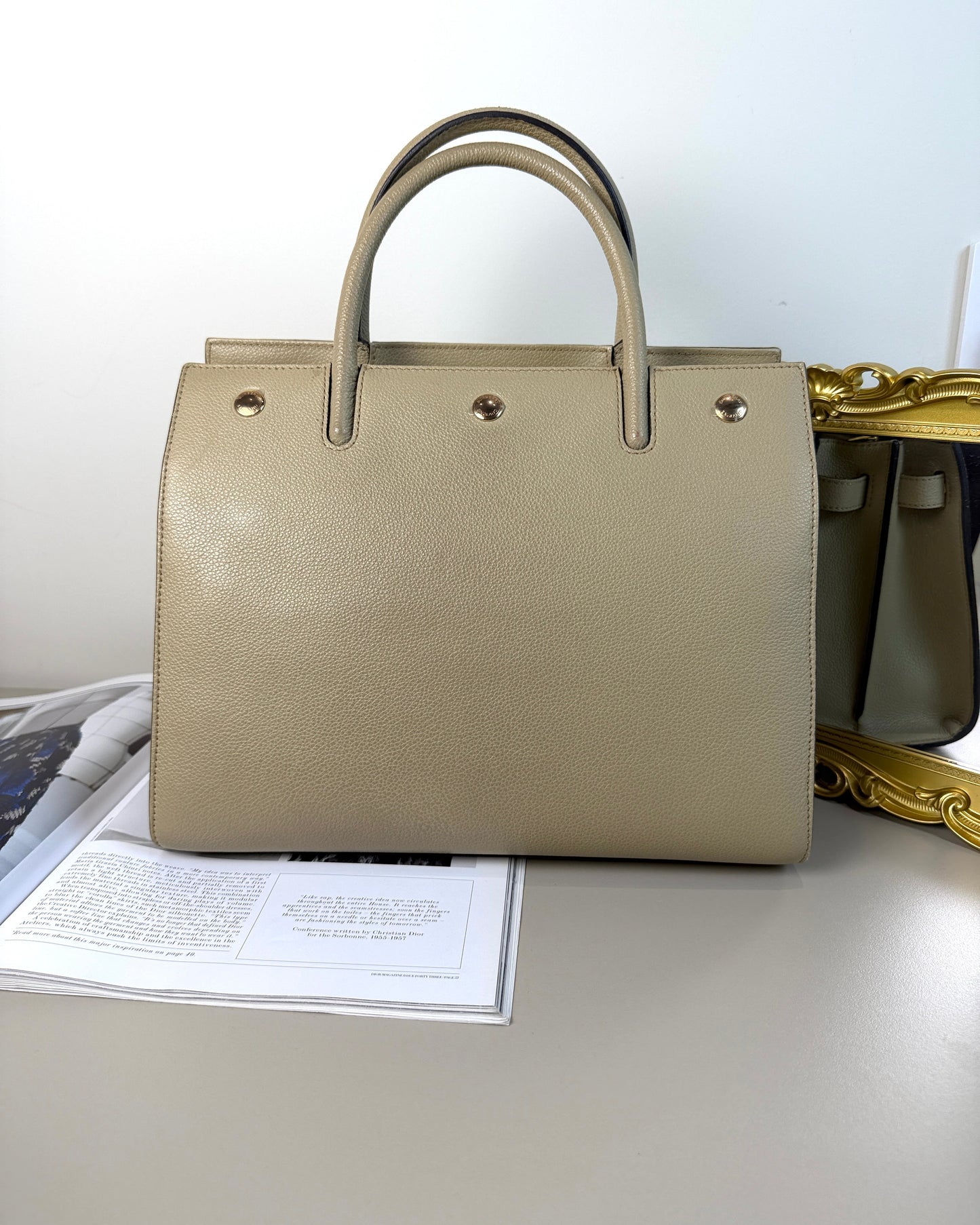 Small Two-Handle Title Bag