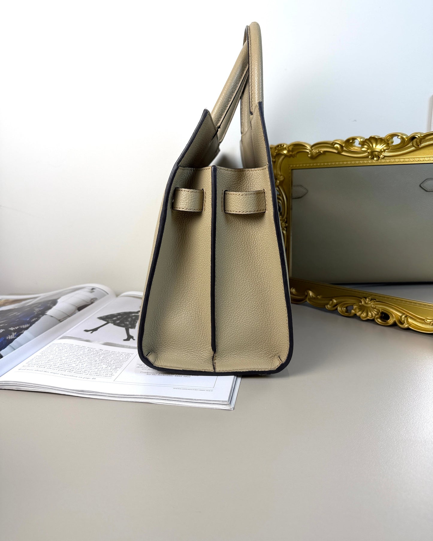 Small Two-Handle Title Bag