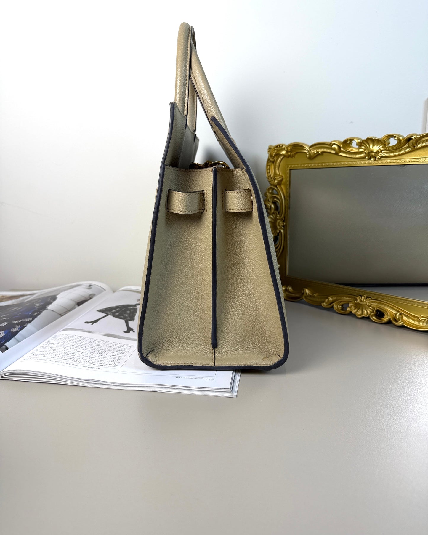 Small Two-Handle Title Bag