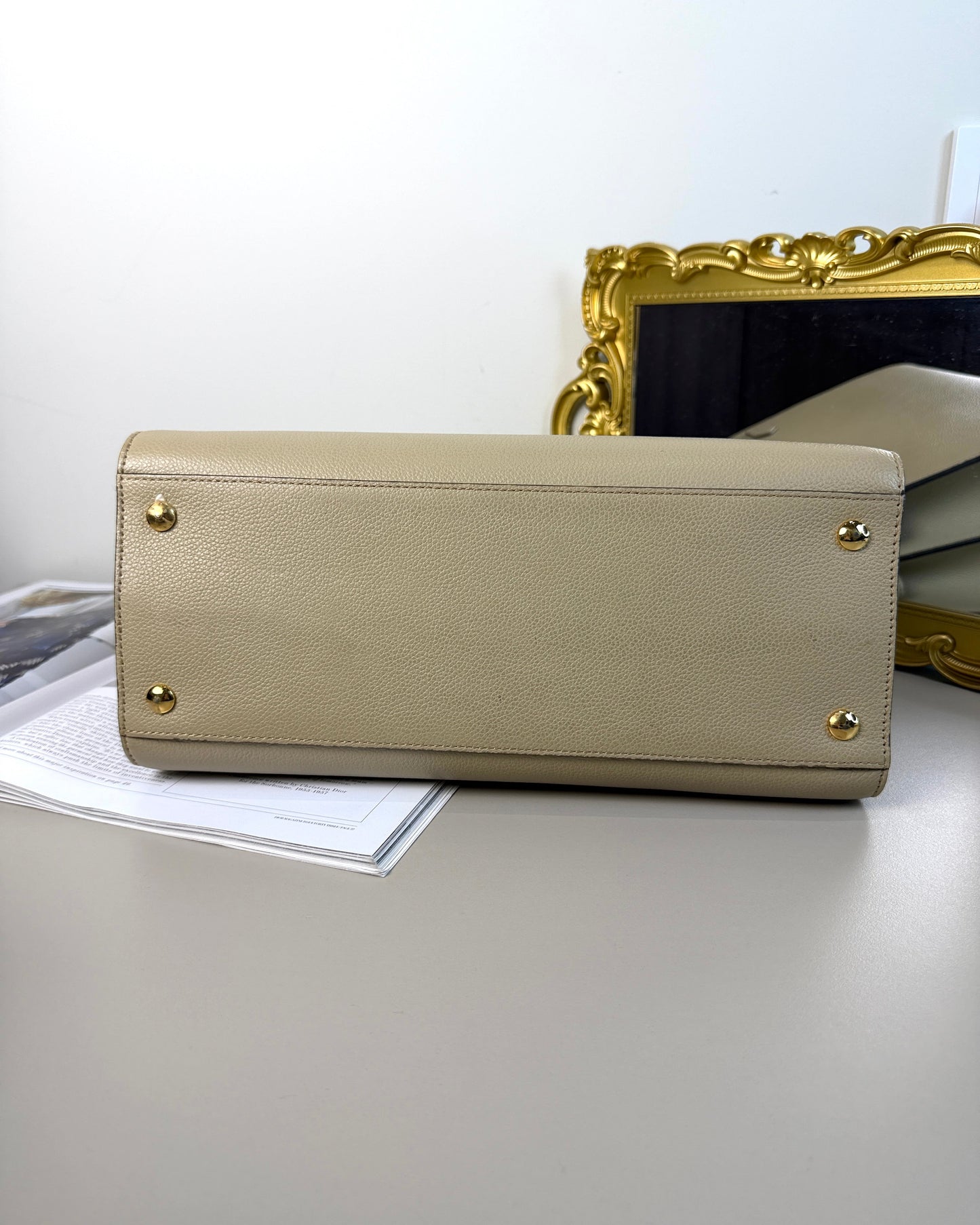Small Two-Handle Title Bag