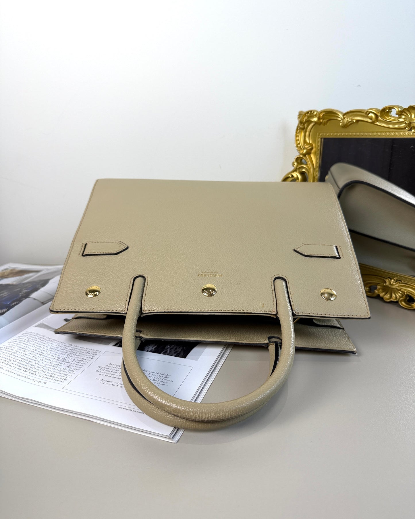 Small Two-Handle Title Bag