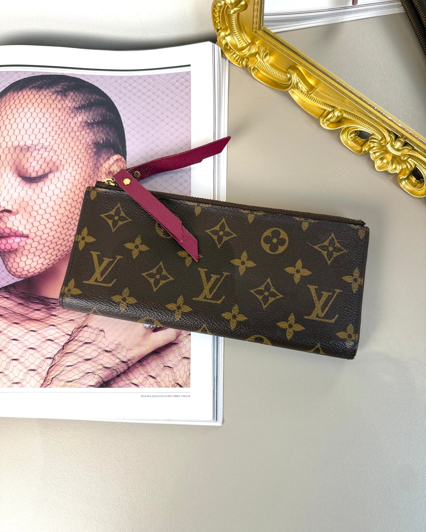 Monogram Adele Wallet