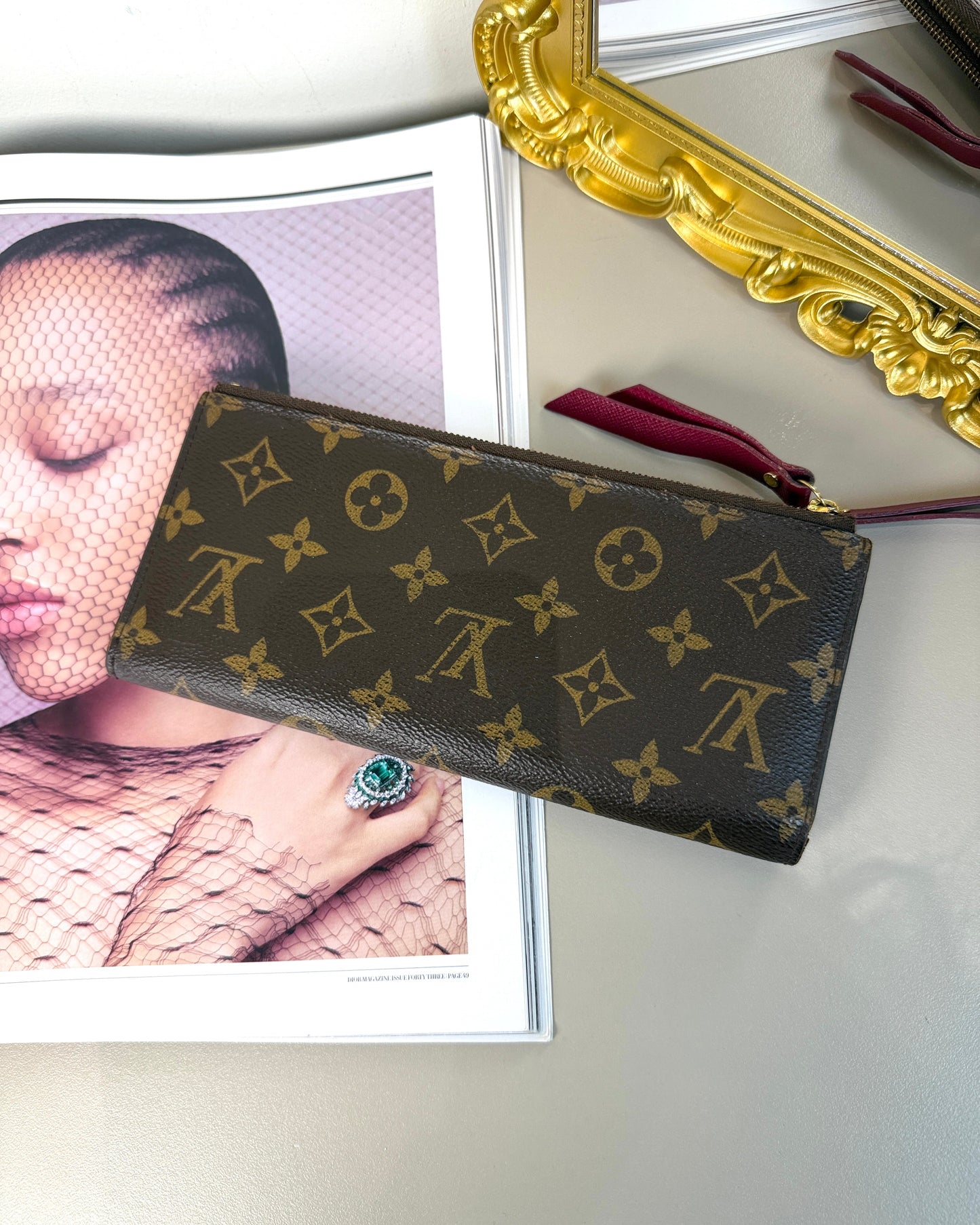 Monogram Adele Wallet