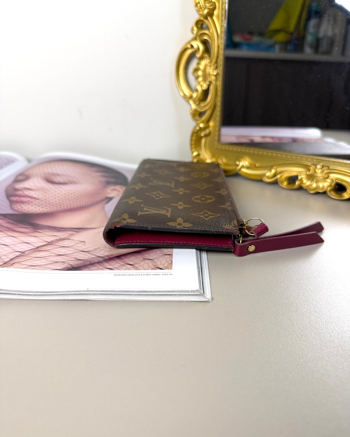 Monogram Adele Wallet