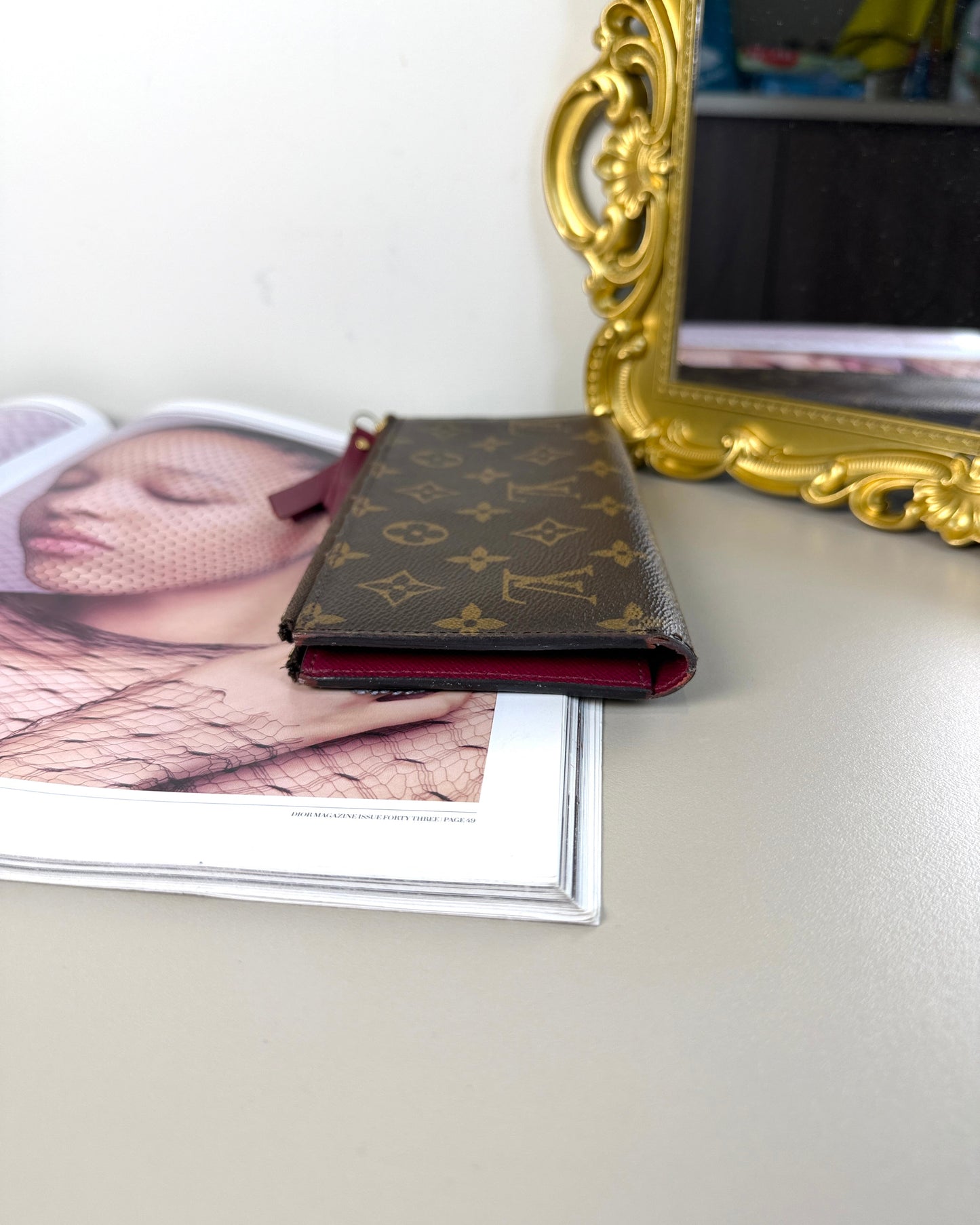 Monogram Adele Wallet