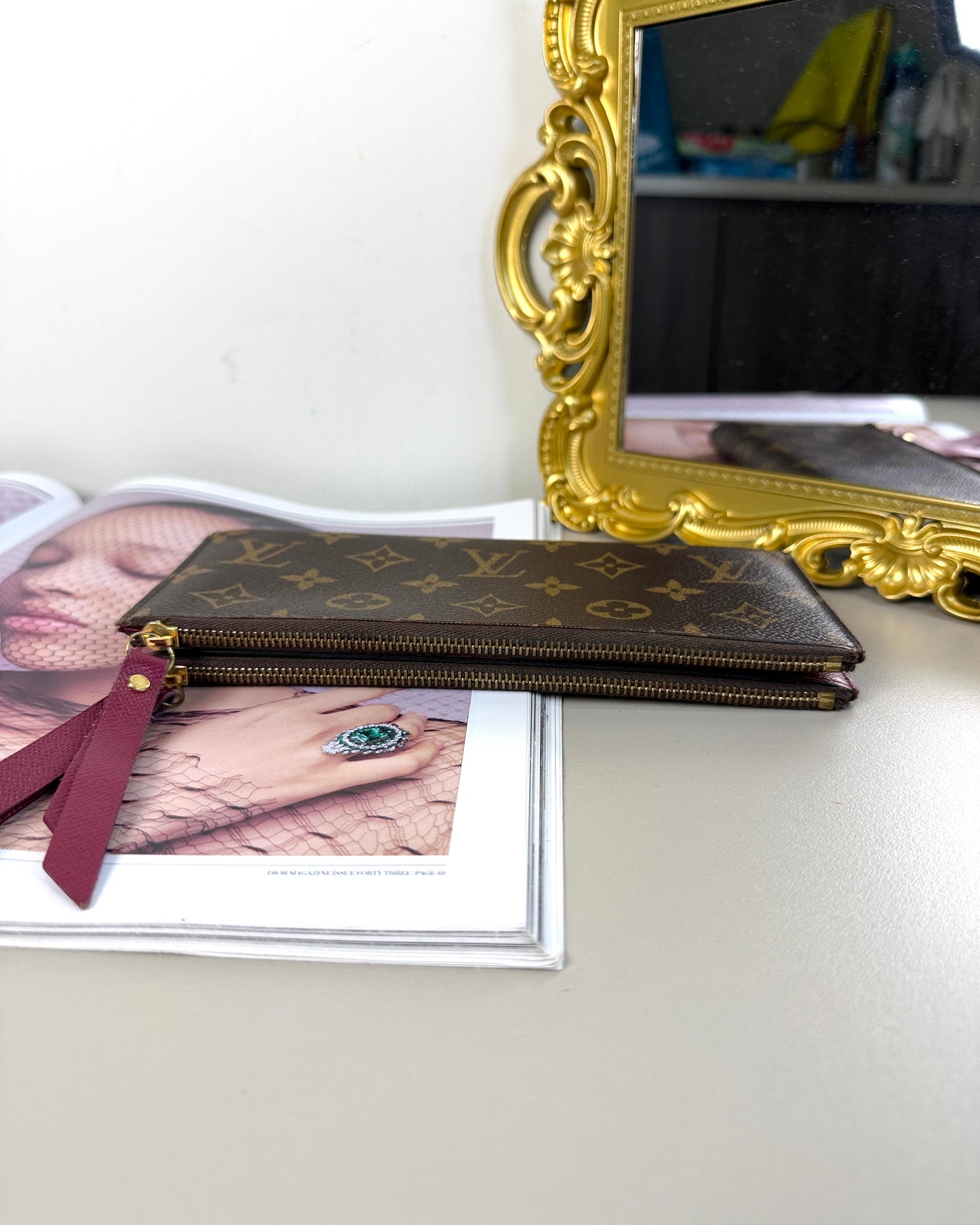 Monogram Adele Wallet