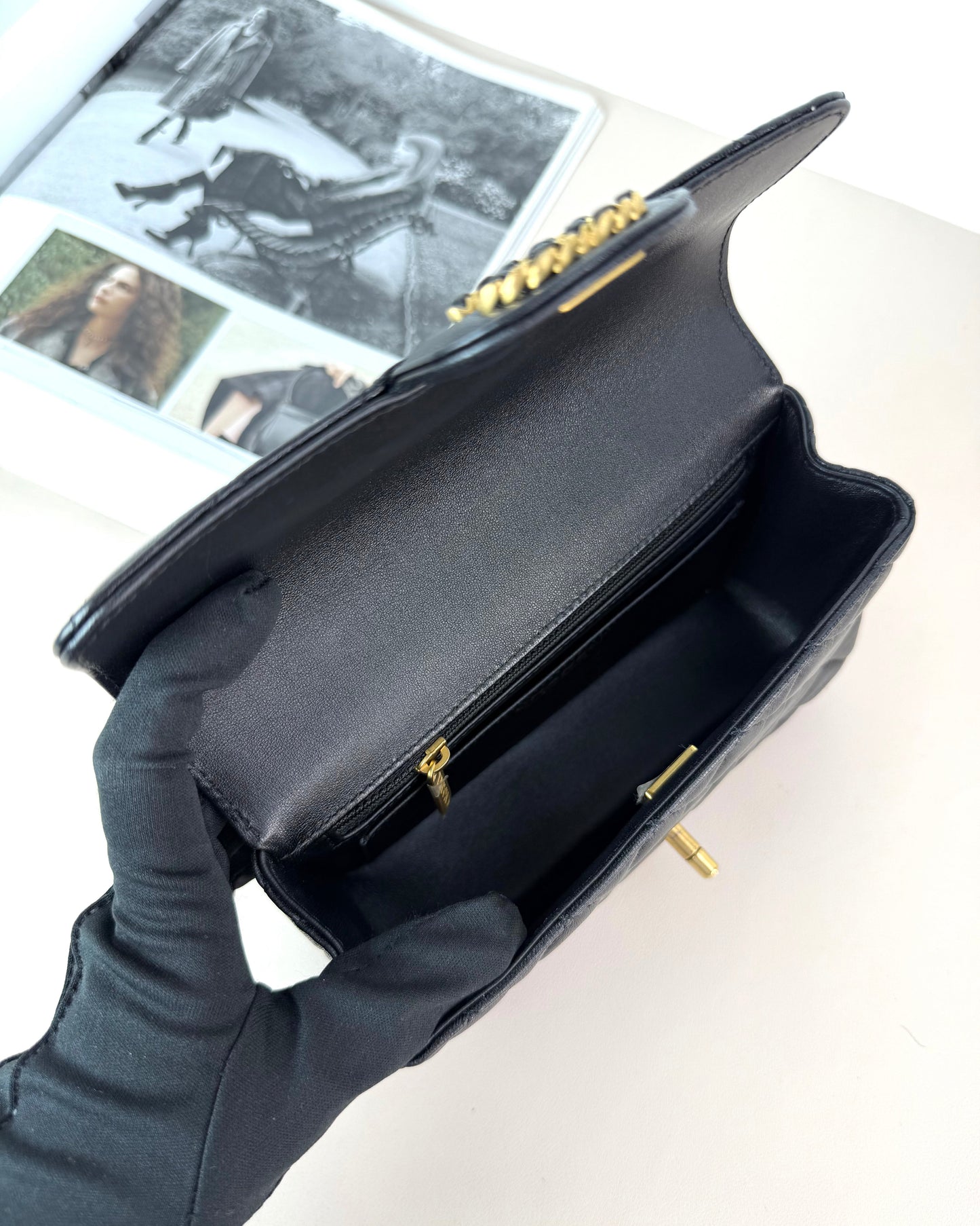 Mini Flap Bag with Top Handle