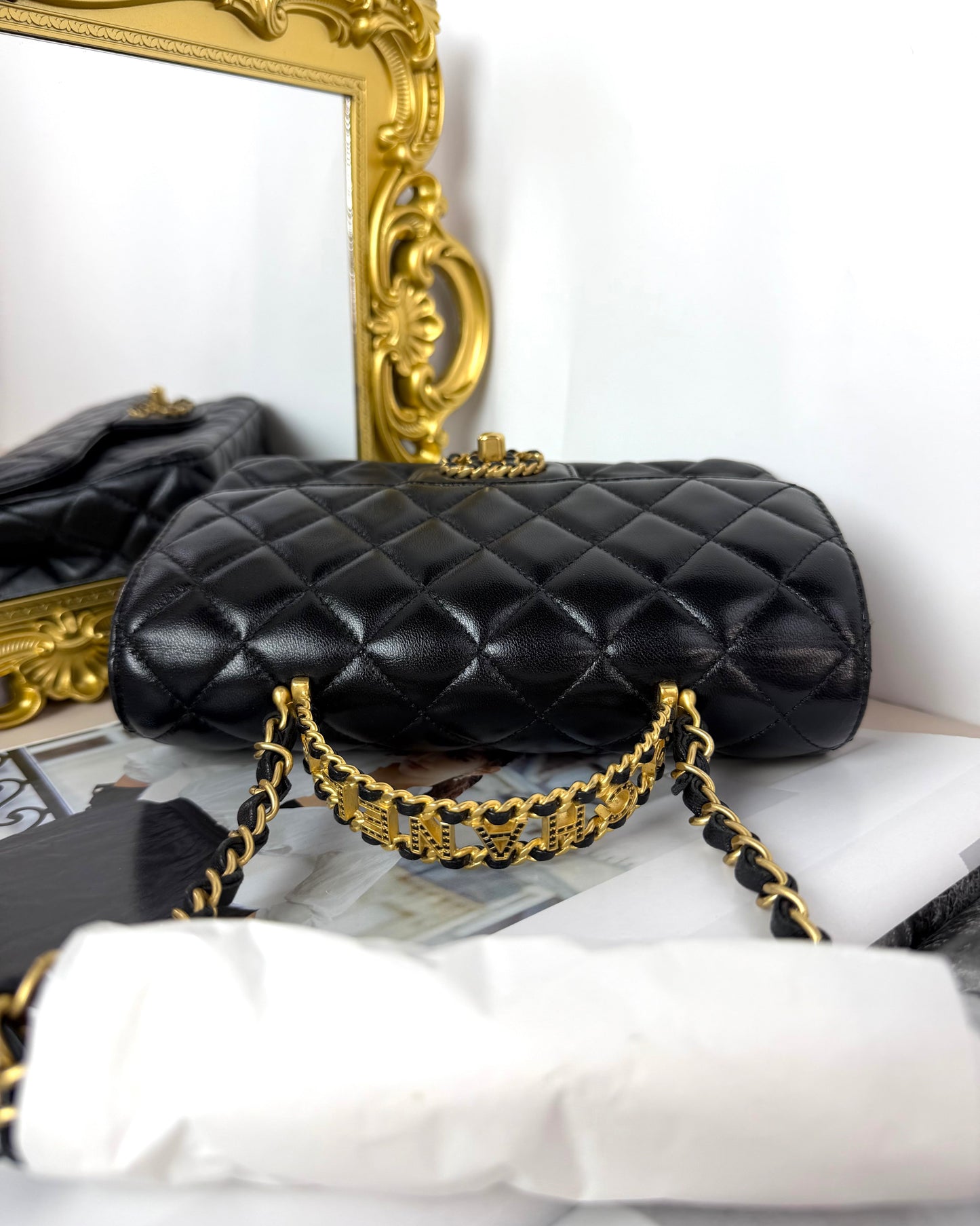 Mini Flap Bag with Top Handle
