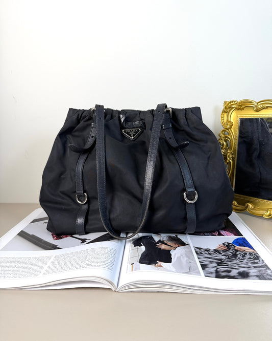 Tessuto Leather Shoulder Bag