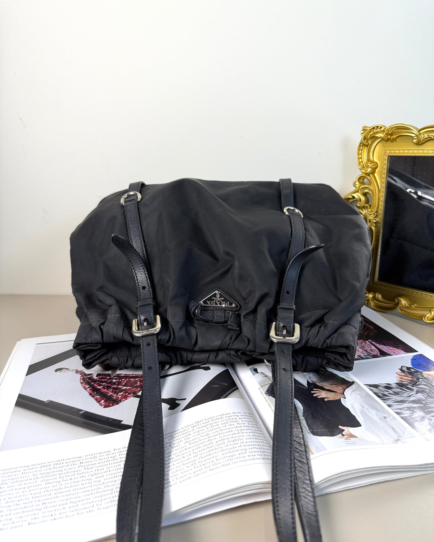 Tessuto Leather Shoulder Bag