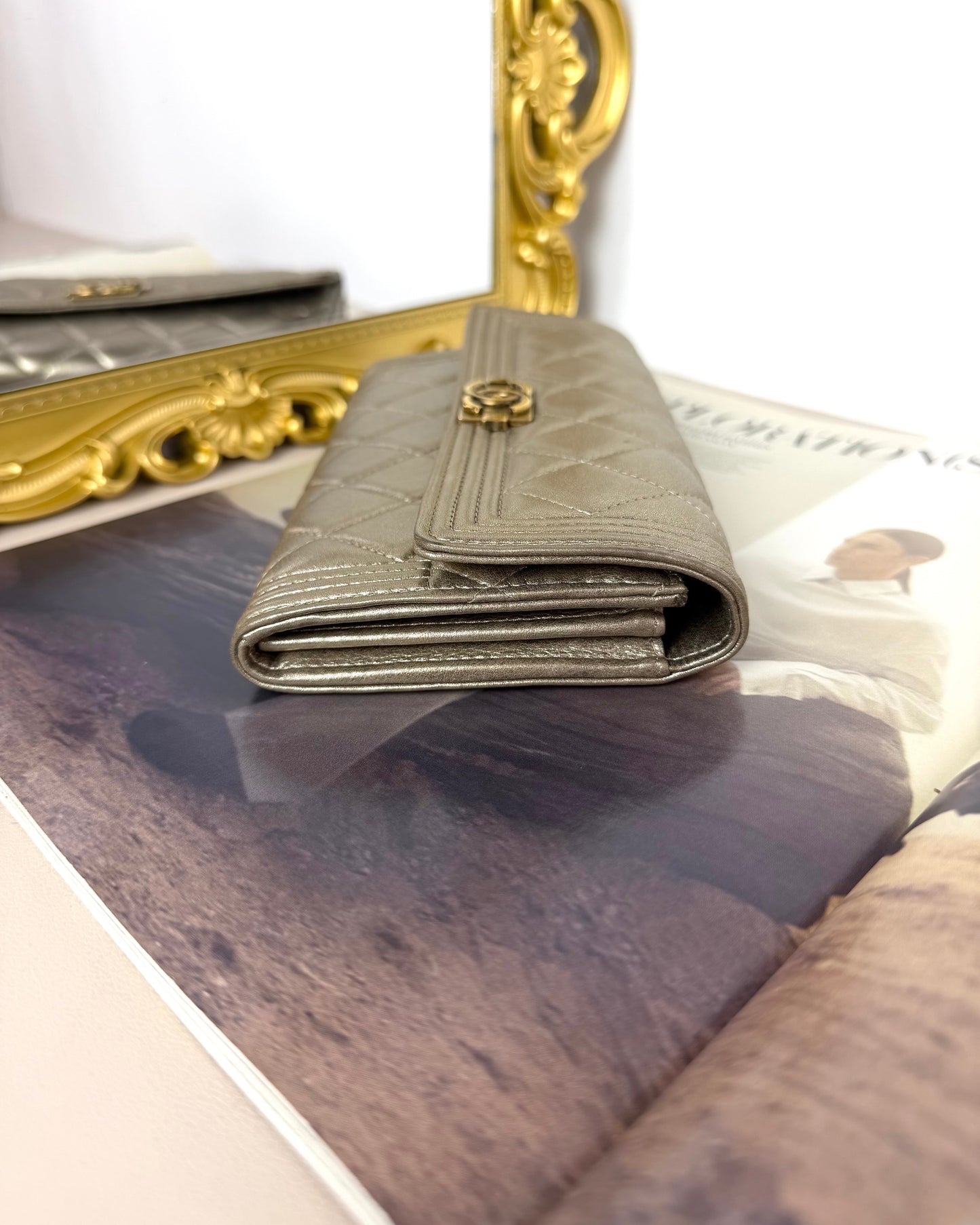 Boy Chanel Long Flap Wallet