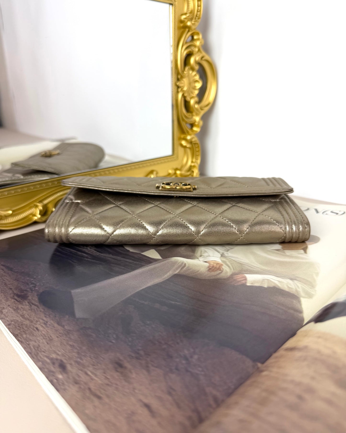 Boy Chanel Long Flap Wallet