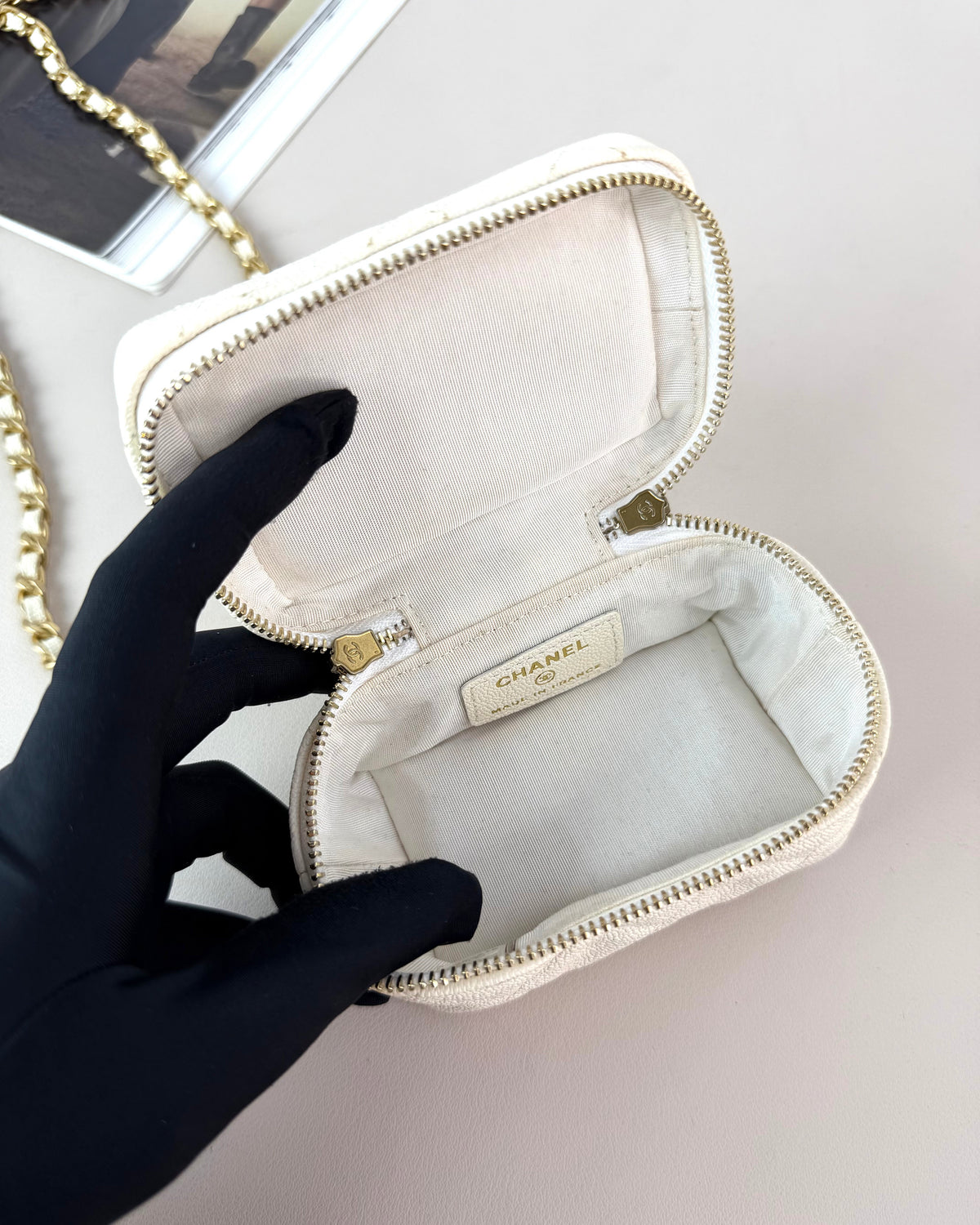 Mini Top Handle Vanity Case