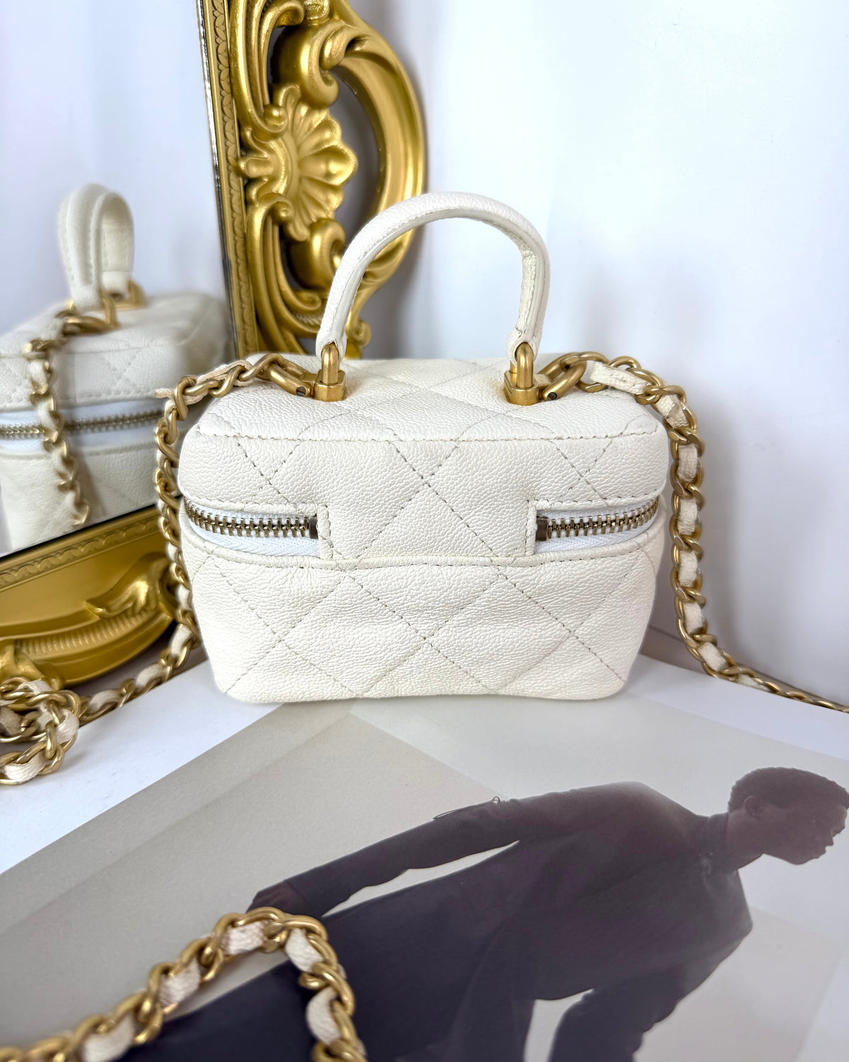 Mini Top Handle Vanity Case