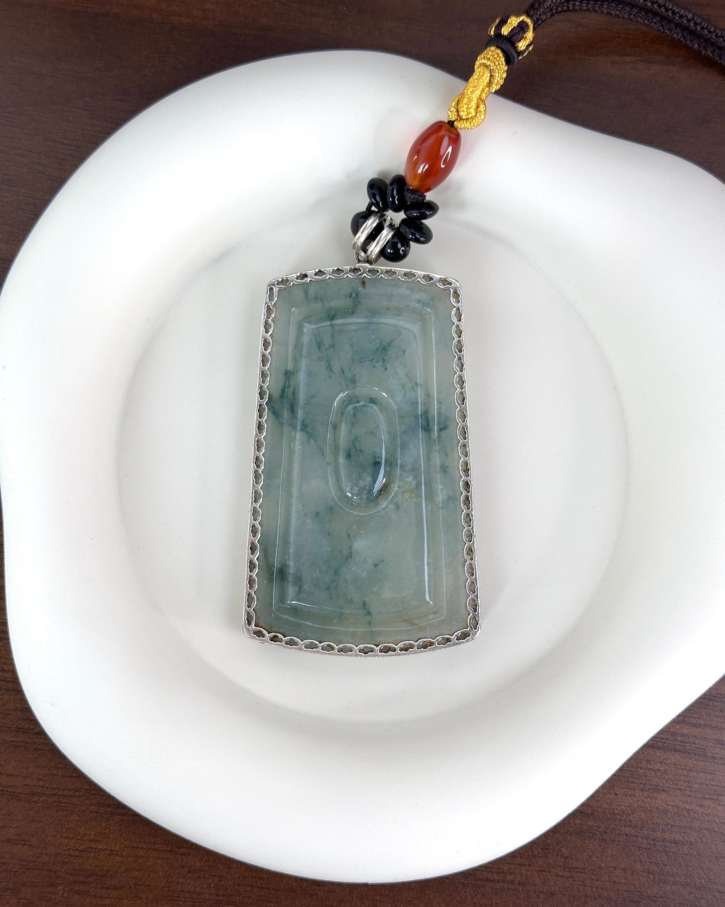 Jadeite Landscape Pendant