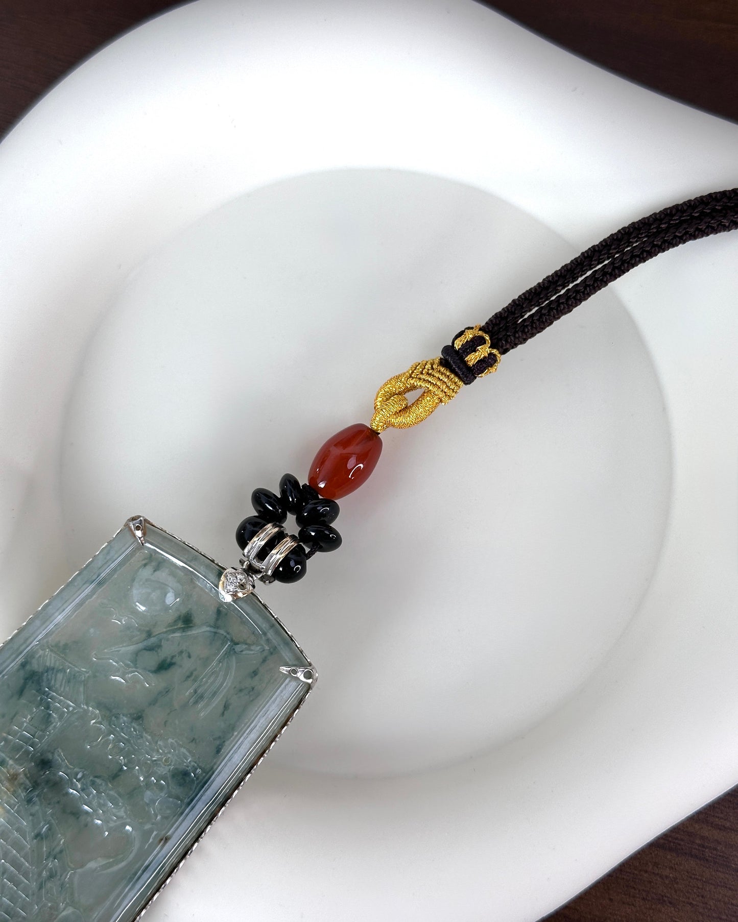 Jadeite Landscape Pendant