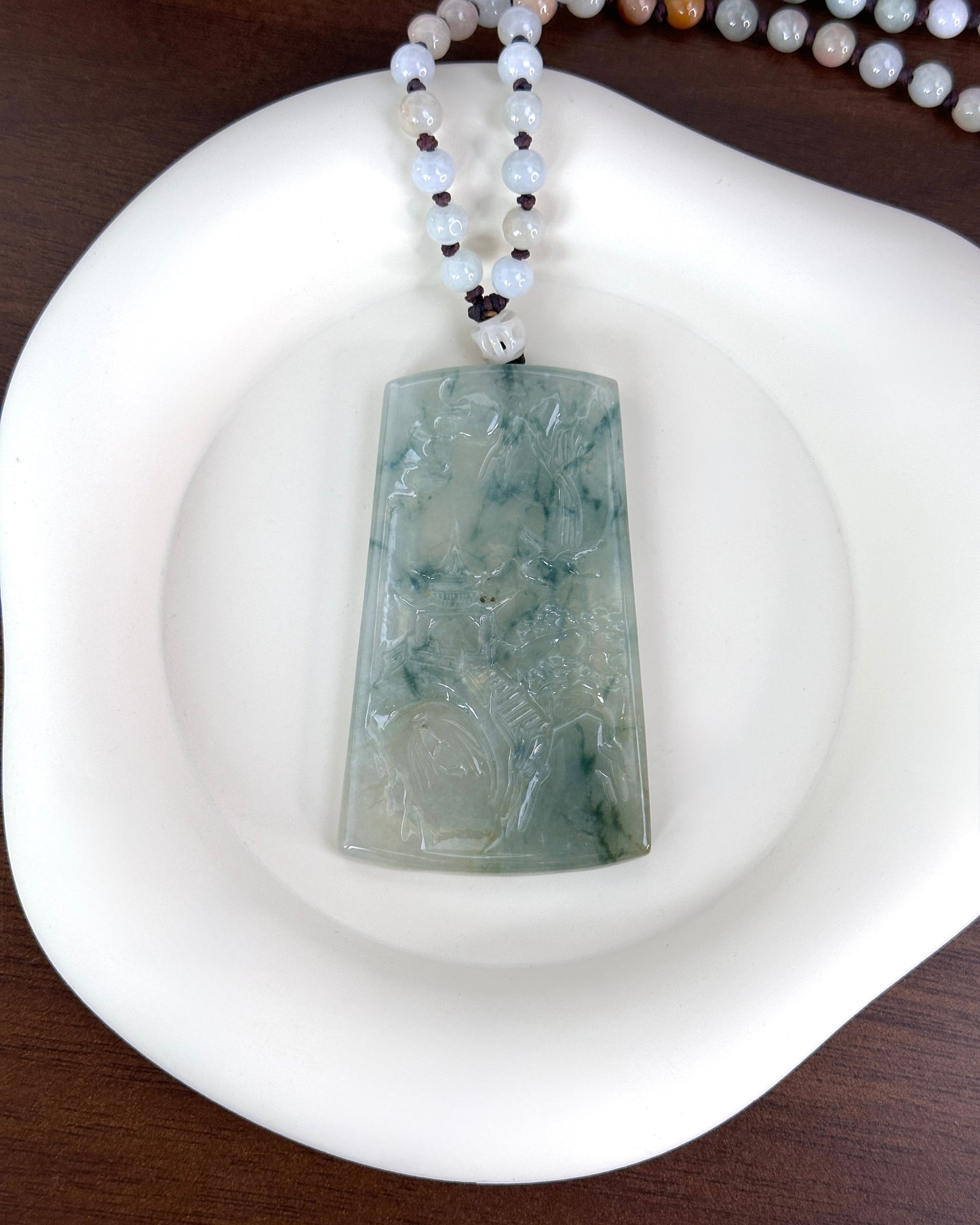 Jadeite Shan-Shui Pendant