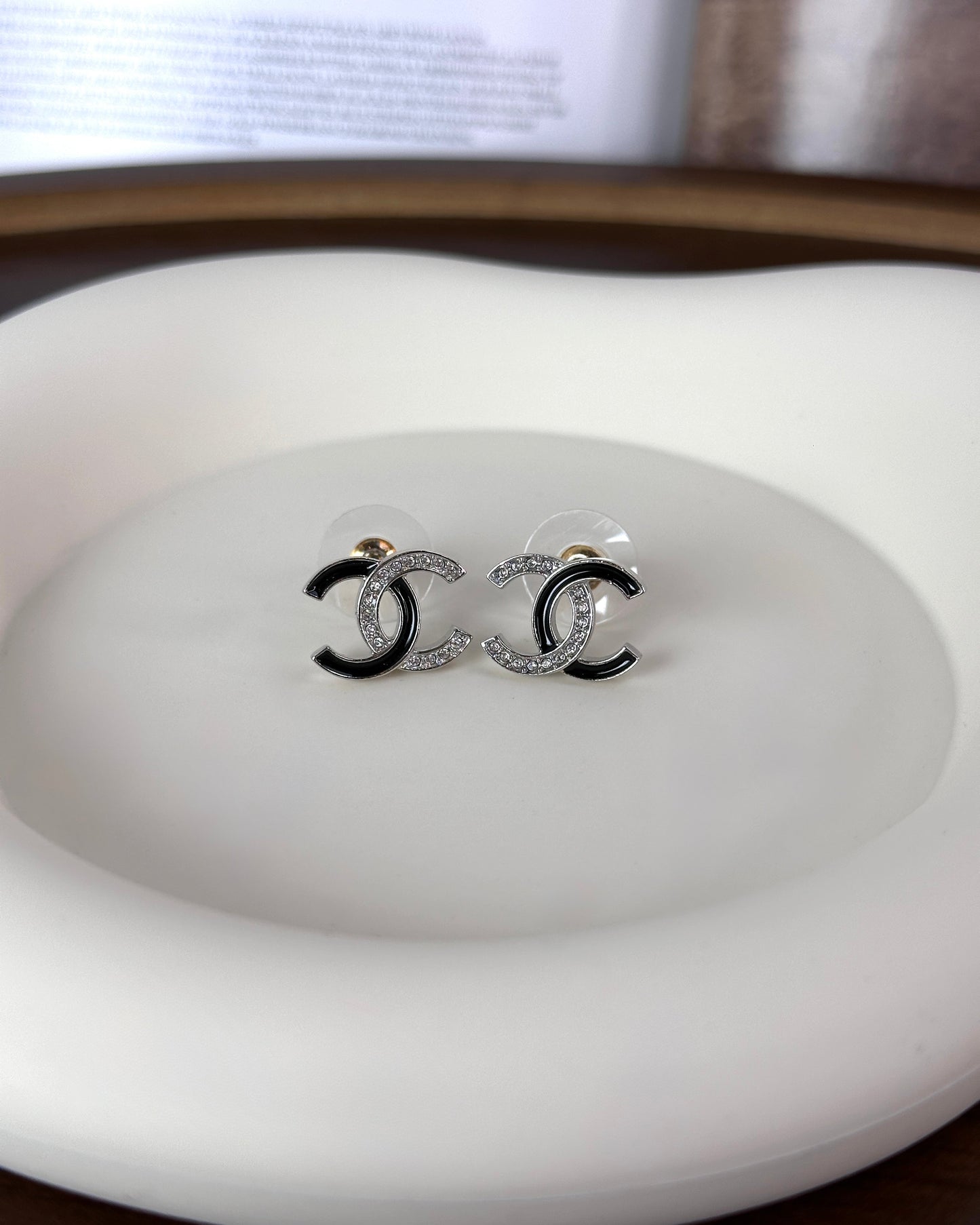 Interlocking CC Stud Earrings