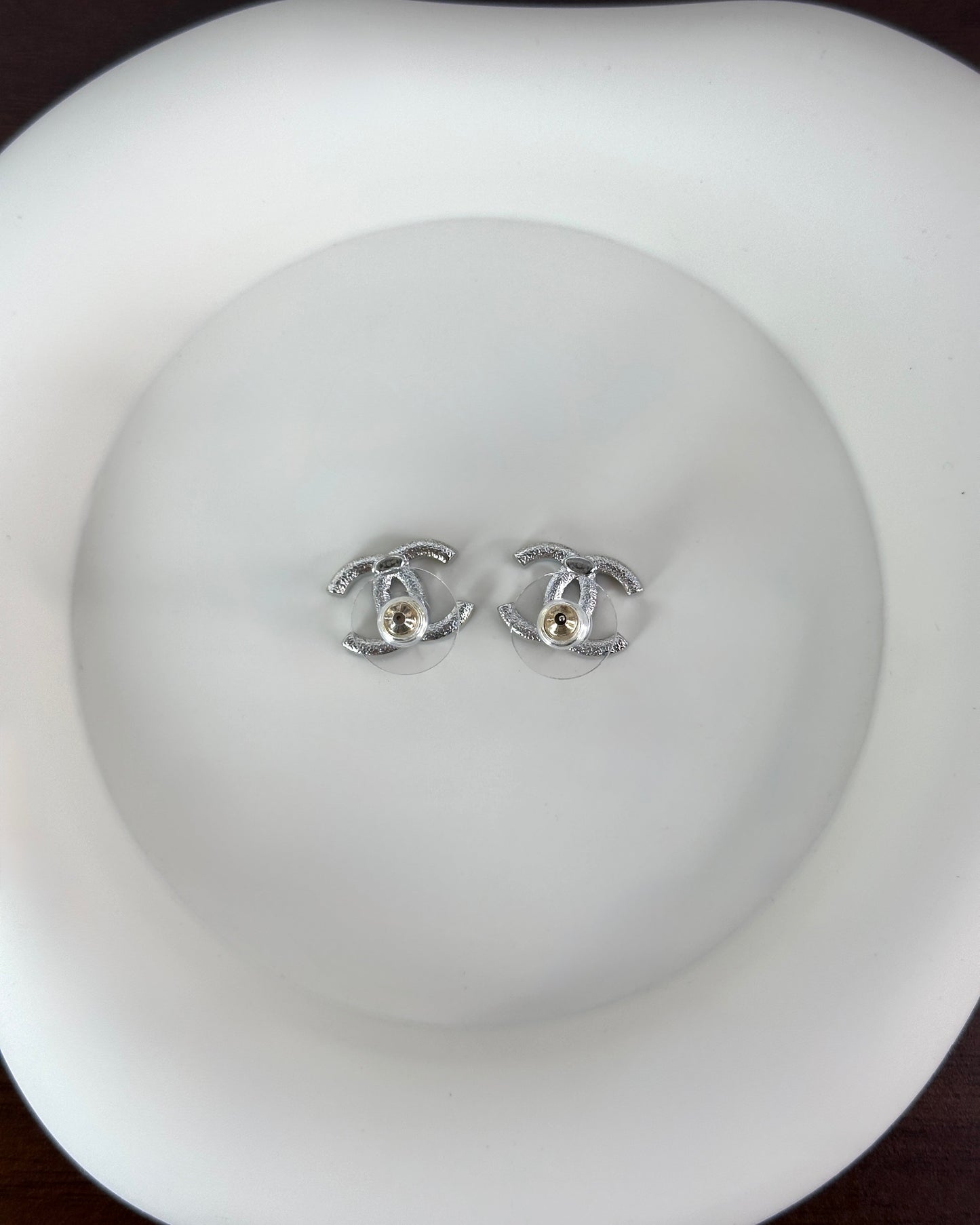 Interlocking CC Stud Earrings