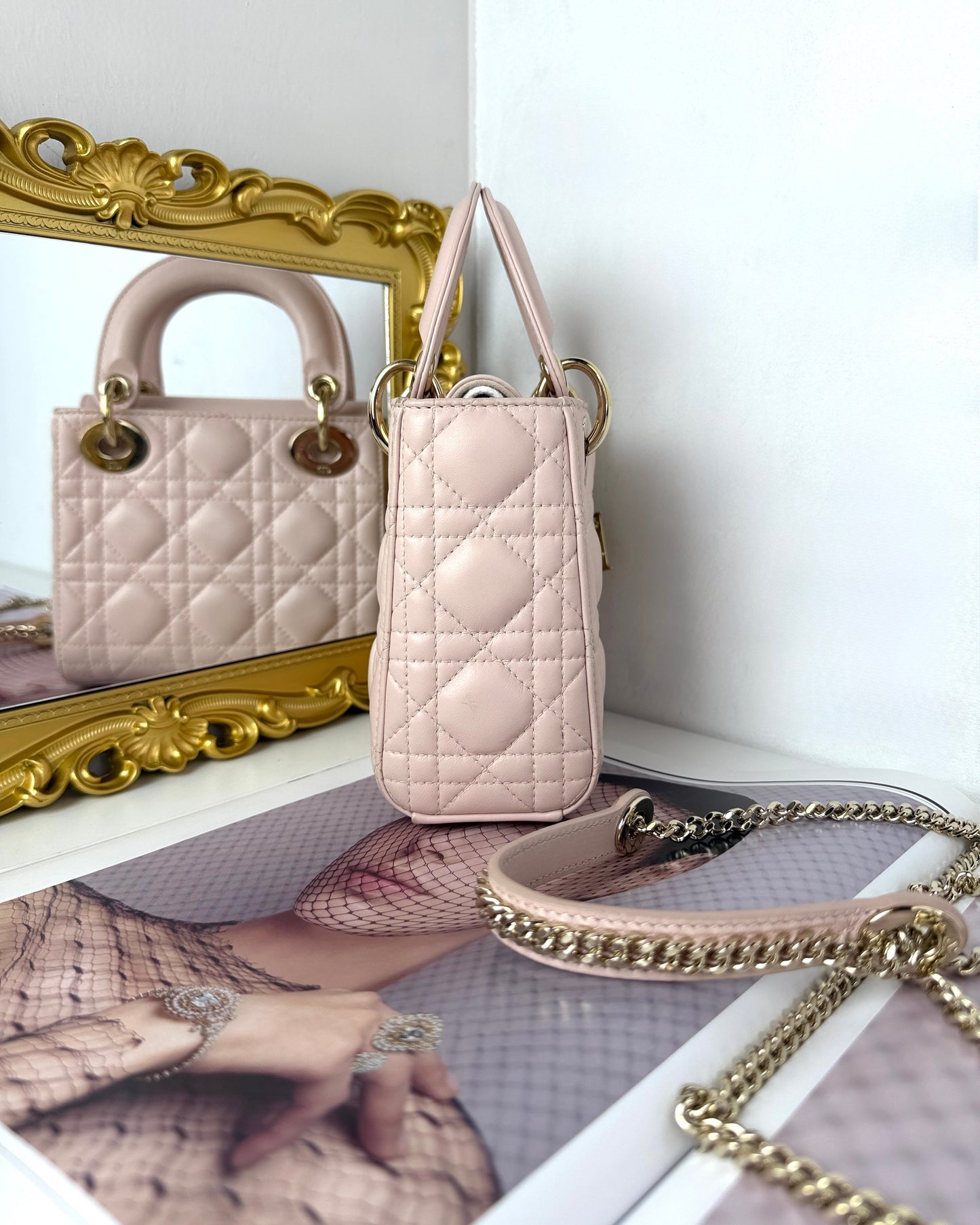 Mini Lady Dior with Chain