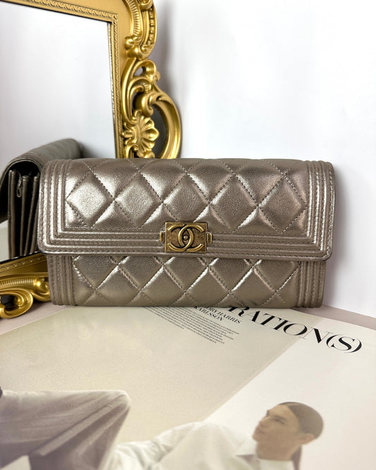 Boy Chanel Long Flap Wallet