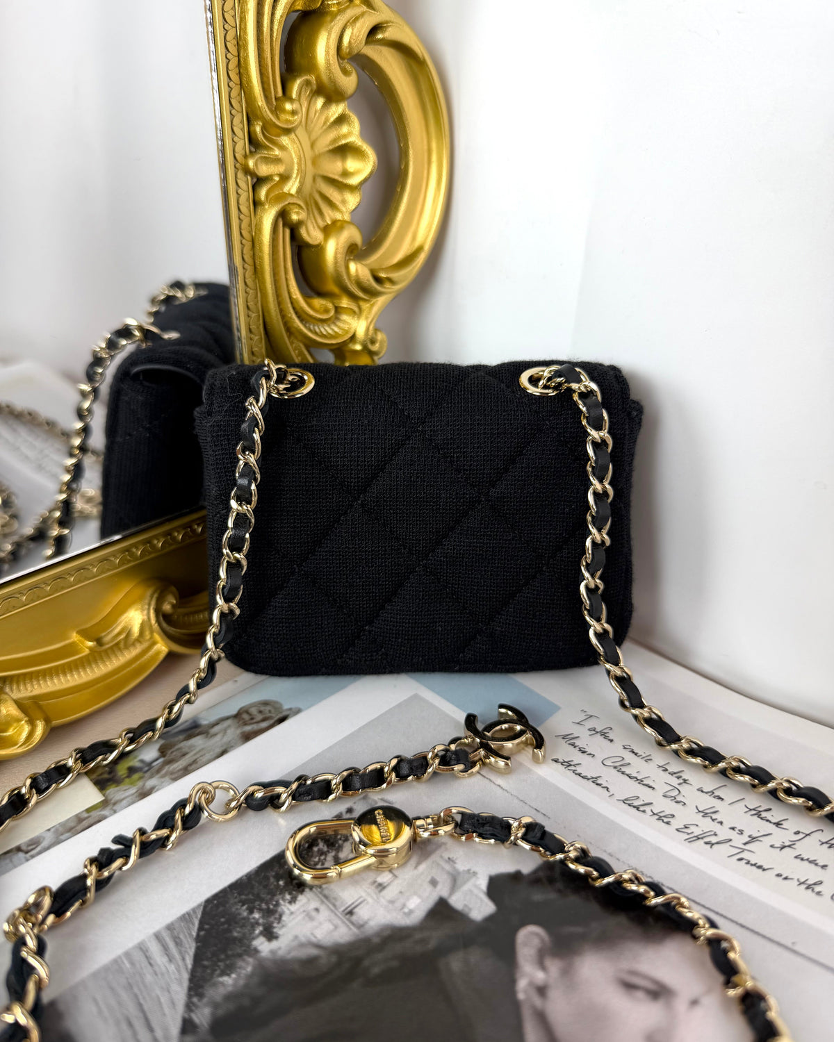 Mini Classic Jersey Flap Belt Bag