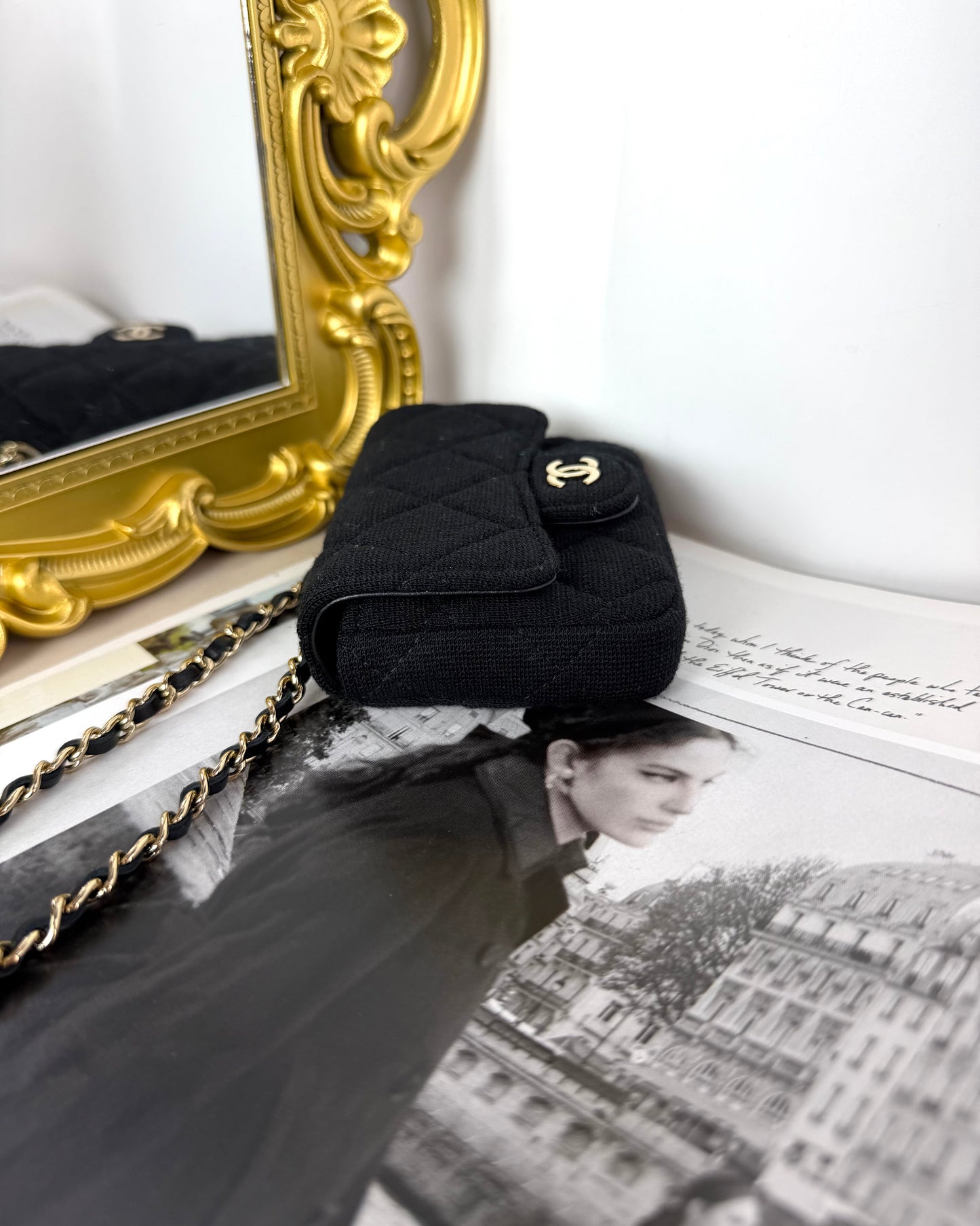 Mini Classic Jersey Flap Belt Bag