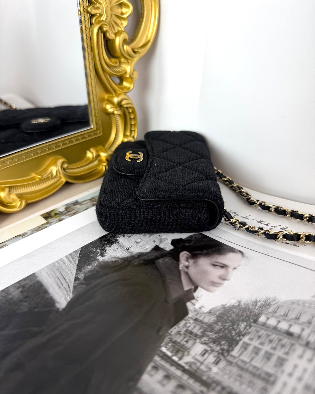 Mini Classic Jersey Flap Belt Bag